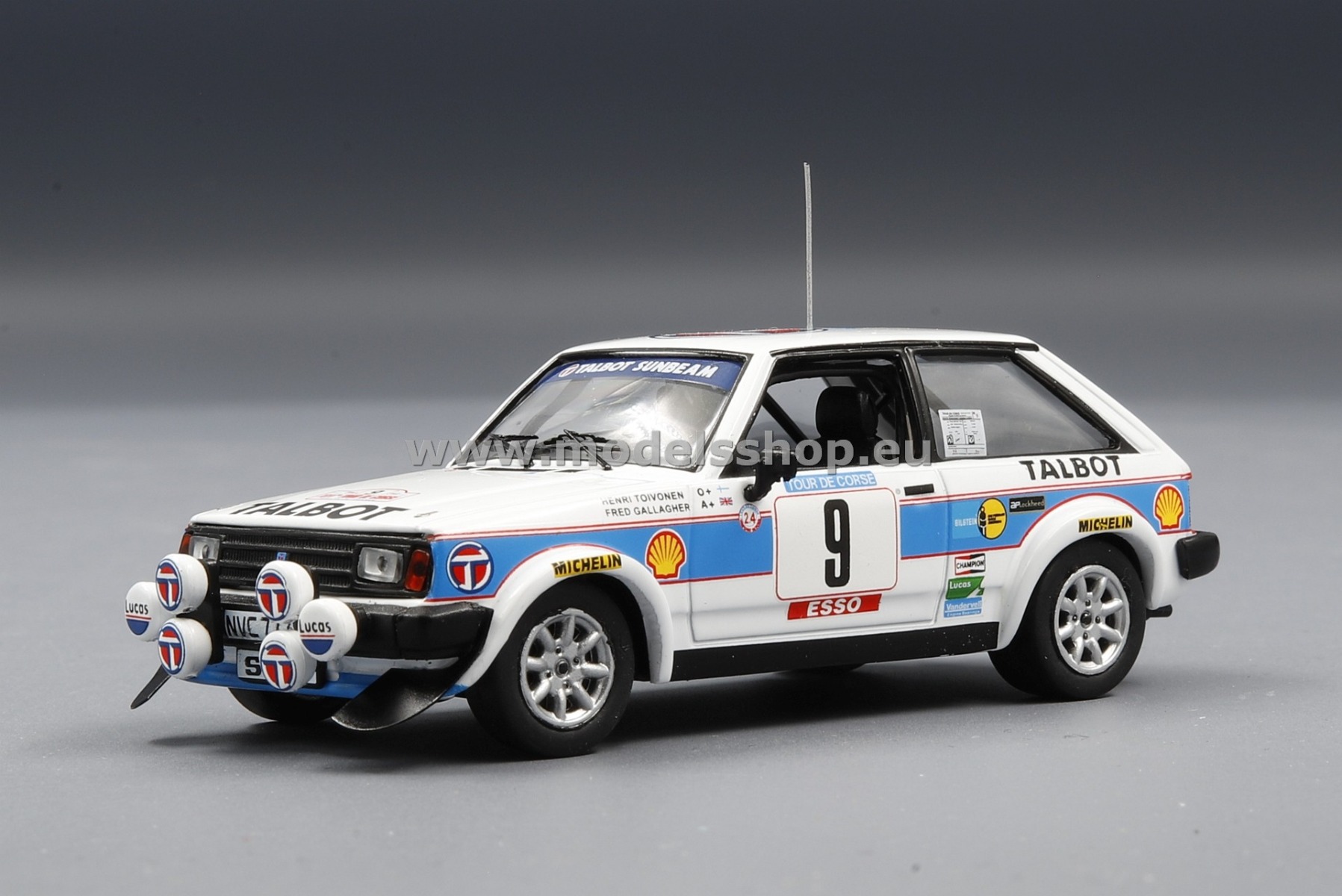 Talbot Sunbeam Lotus, No.9, Talbot sport, Rallye WM, tour de Corse 1981  H.Toivonen/F.Gallagher