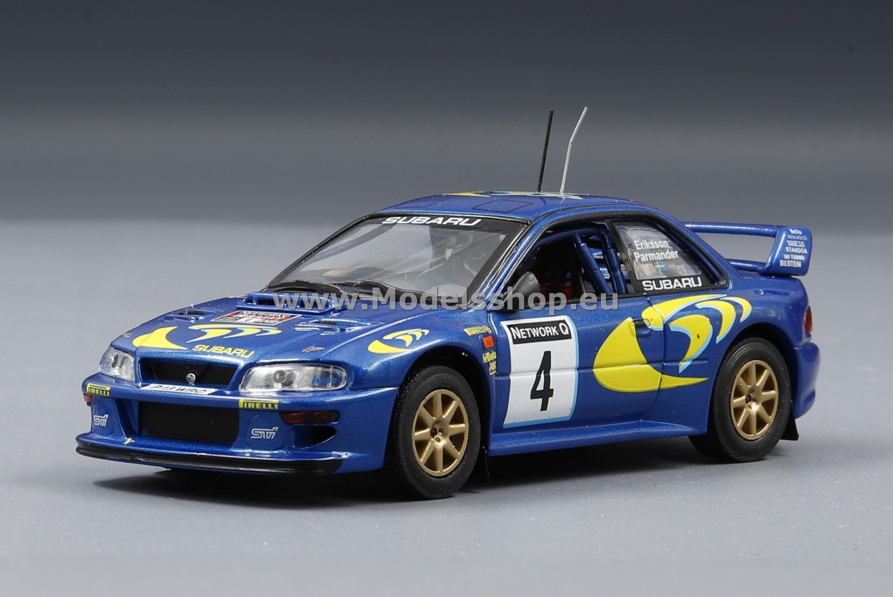 Subaru Impreza S5 WRC, No.4, Rallye WM, RAC Rally 1997 / 25th RAC anniversary Edition, K.Eriksson/S.Parmander