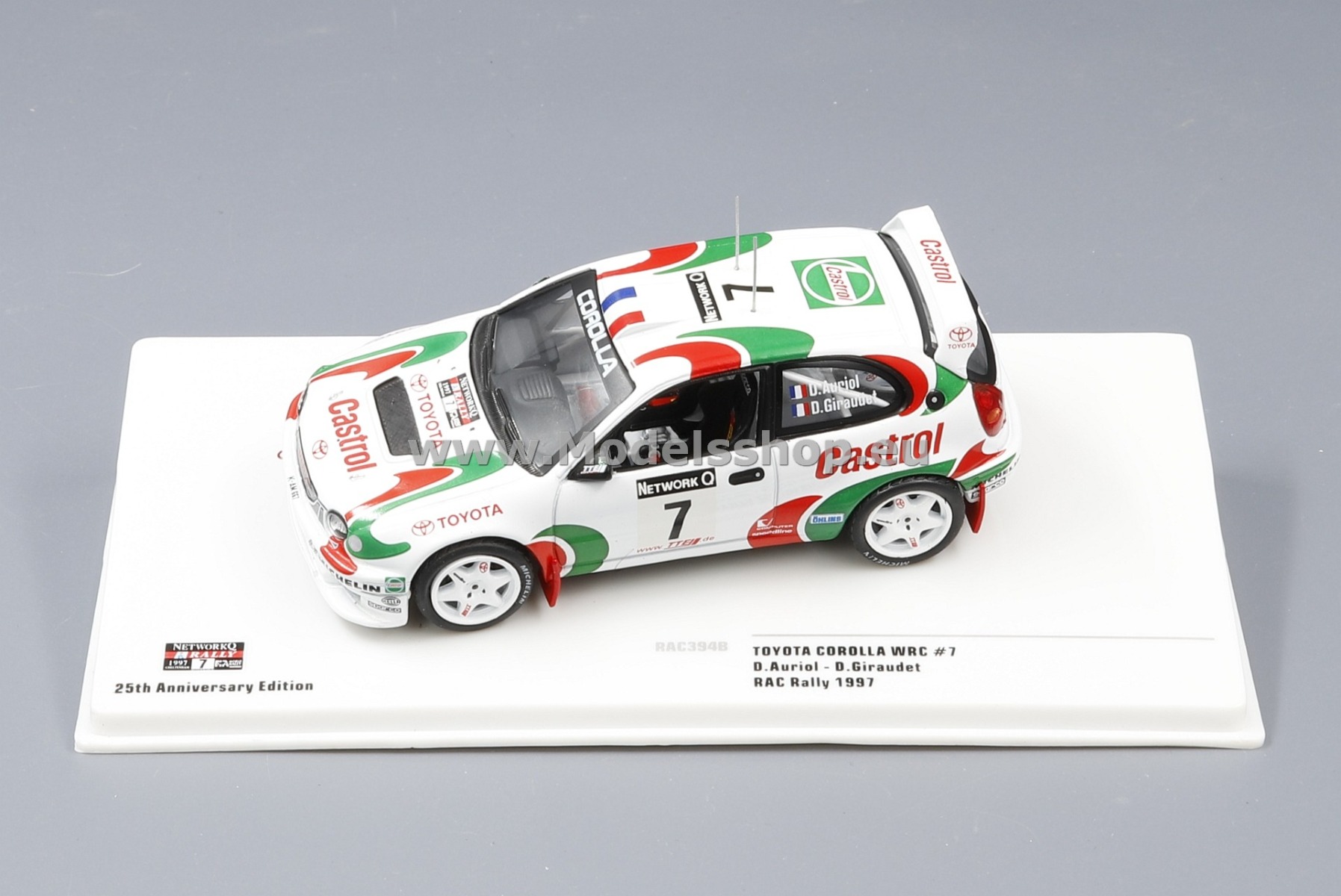 Amazon | ixo 1/43 トヨタ カローラ WRC 1997年RACラリー #7 D