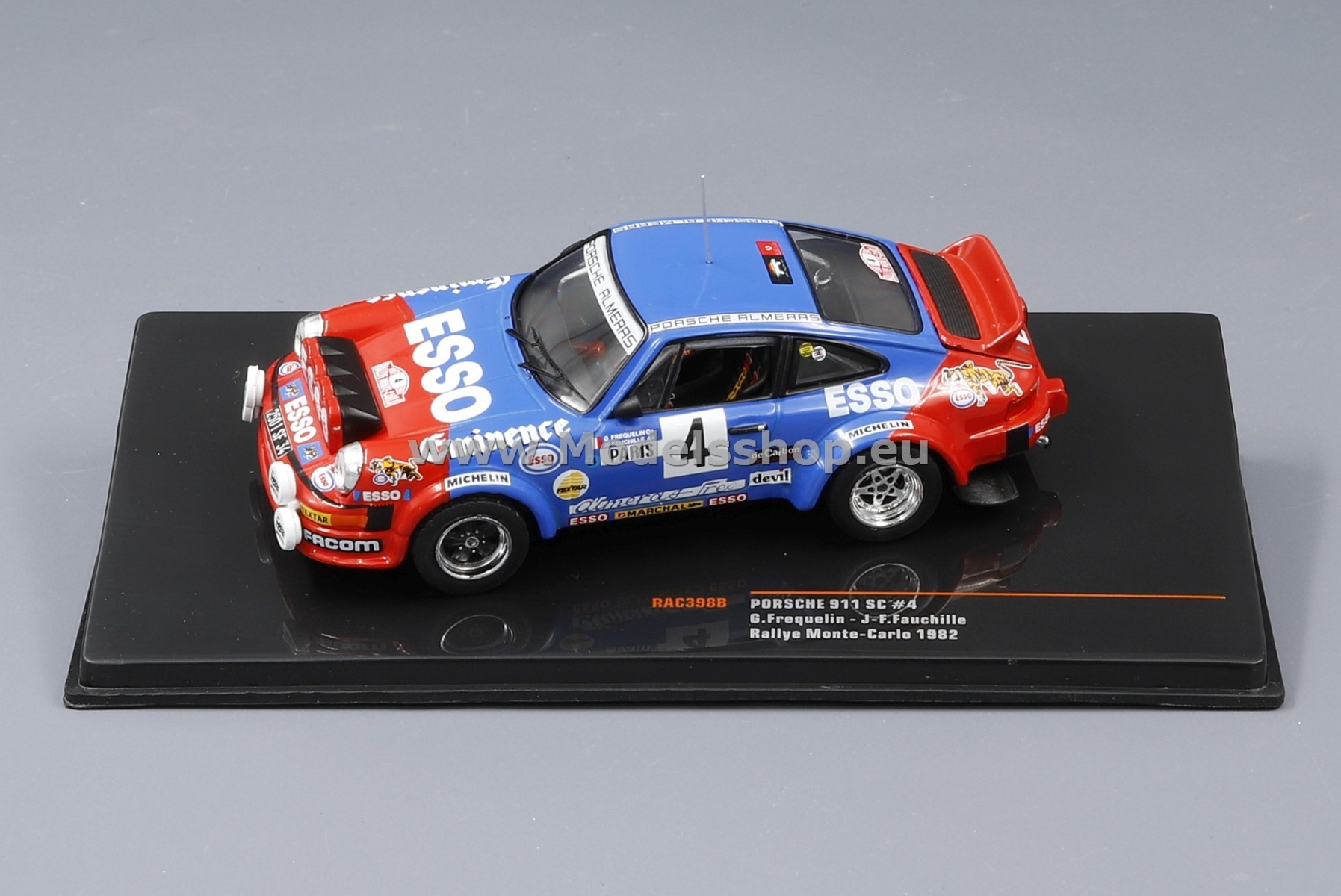 IXO RAC398B Porsche 911 SC, No.4, team Almeras Eminence