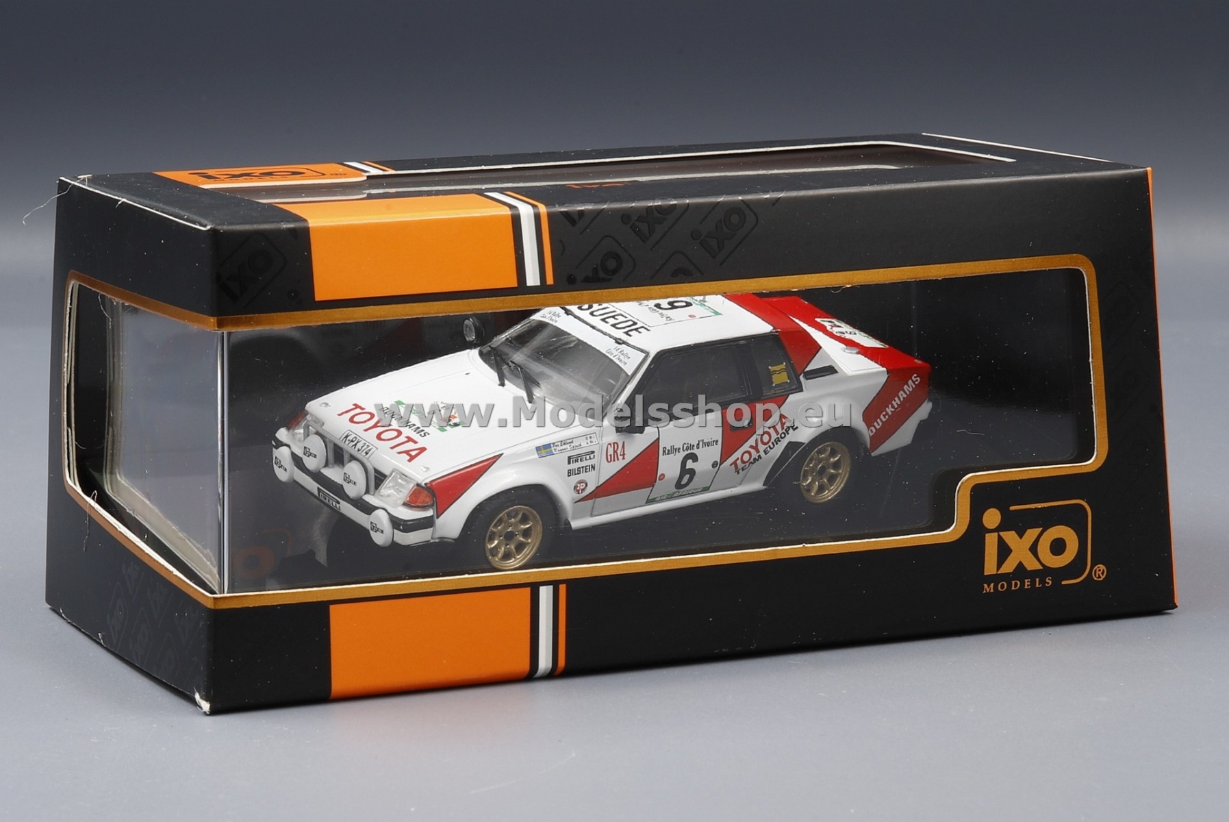 IXO RAC400A.22 Toyota Celica 2000GT , No.6, Rallye WM, Rallye Cote