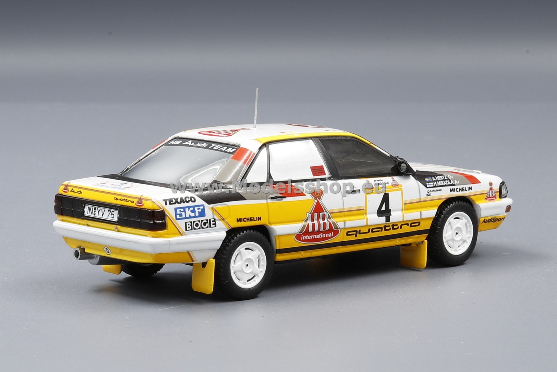 Audi 200 Quattro, No.4, HB Audi team, HB, Rallye WM, Rallye