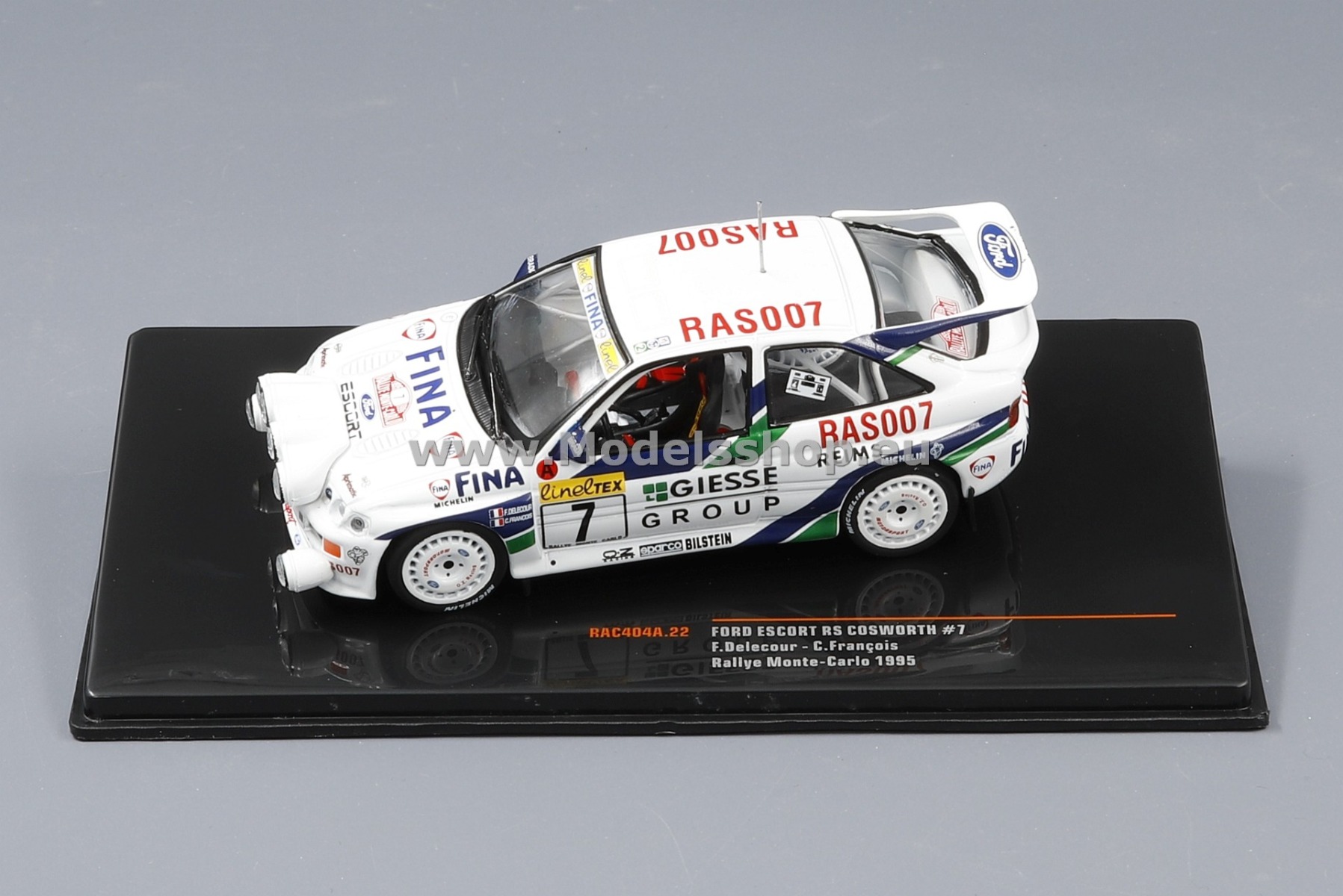 Ford Escort RS Cosworth, No.7, FINA, Rallye WM, Rally Monte