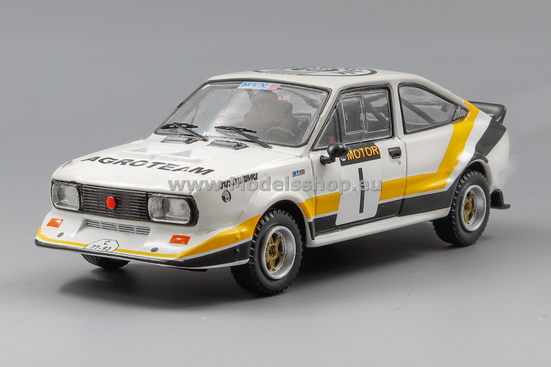 IXO RAC416C.22 Skoda MTX 160 RS, No.1, Rally Pribram 1984, V.Blahna/P.Schovanek