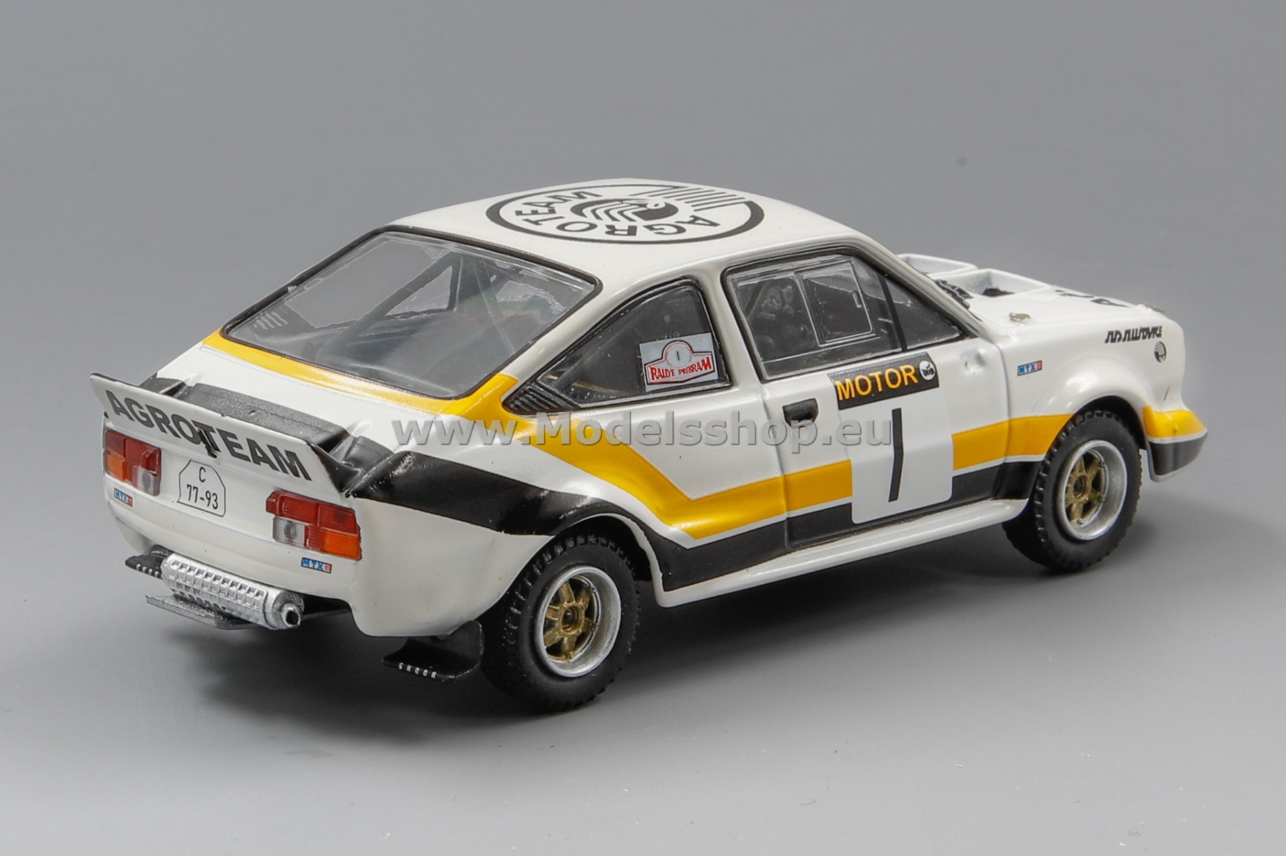 IXO RAC416C.22 Skoda MTX 160 RS, No.1, Rally Pribram 1984, V IXO RAC416C.22 Skoda MTX 160 RS, No.1, Rally Pribram 1984, V