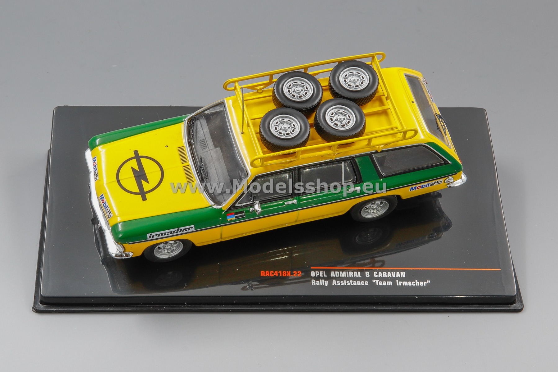 ミニカー OPEL ADMIRAL 2800 E Matrix 1:43 Opel Admiral B Ambulance Year of construction