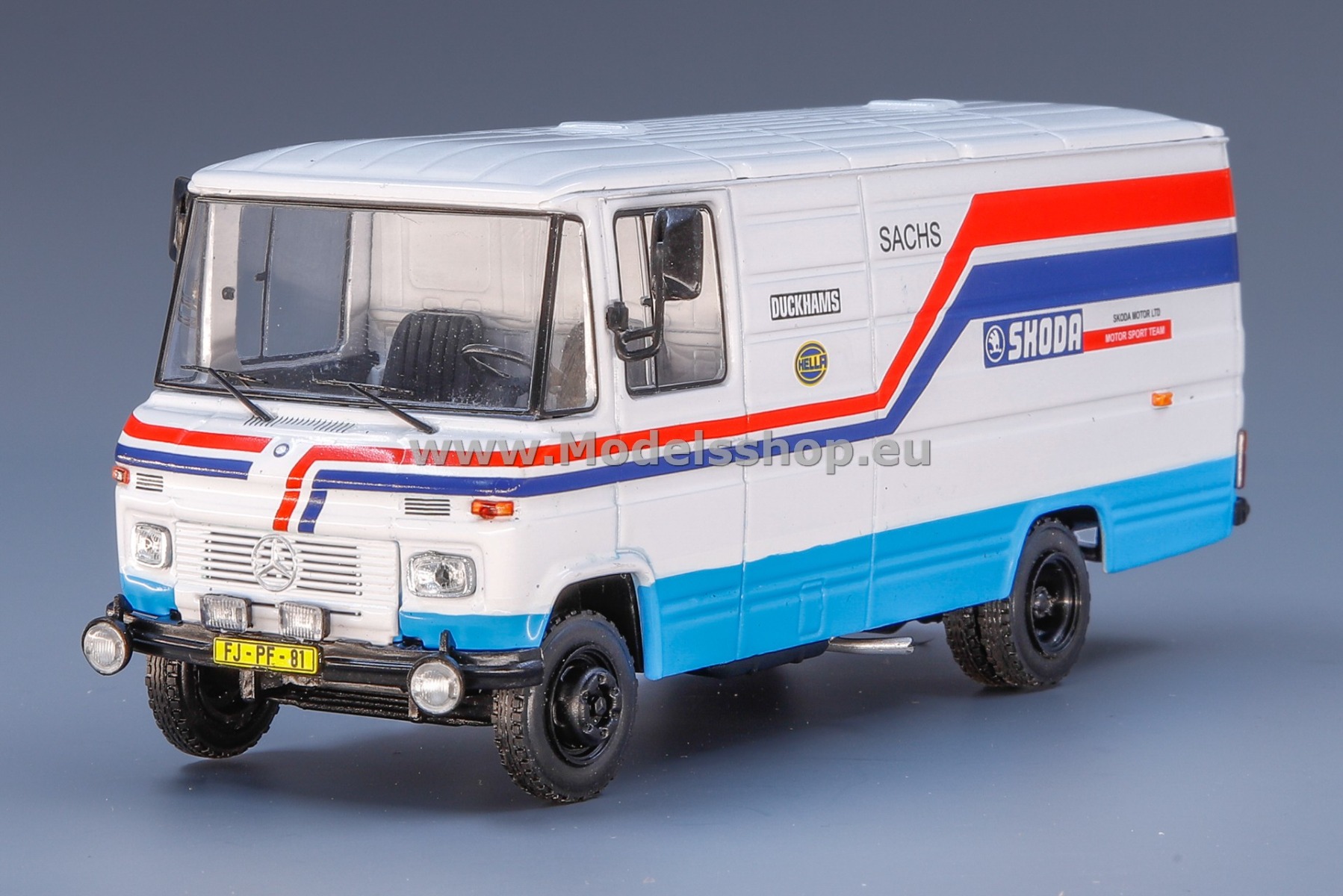 IXO RAC424.22 Mercedes-Benz 508D, Skoda Rallye team, Rally Assistance van