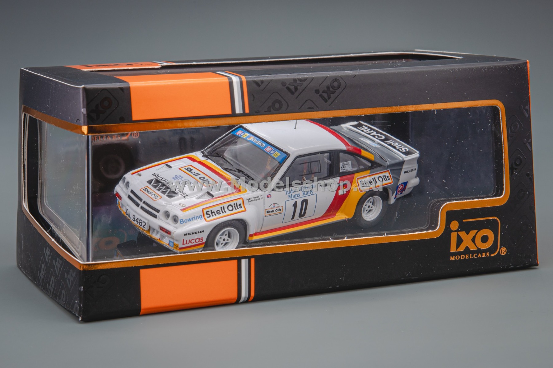 IXORAC442.22 Opel Manta 400, No.10, Rallye Manx 1985, B.Fisher - A