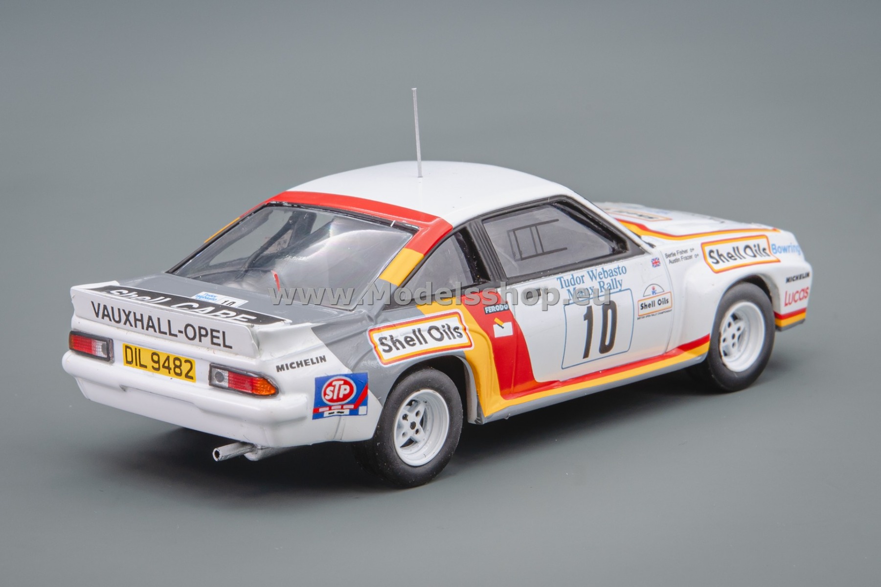 IXORAC442.22 Opel Manta 400, No.10, Rallye Manx 1985, B.Fisher - A