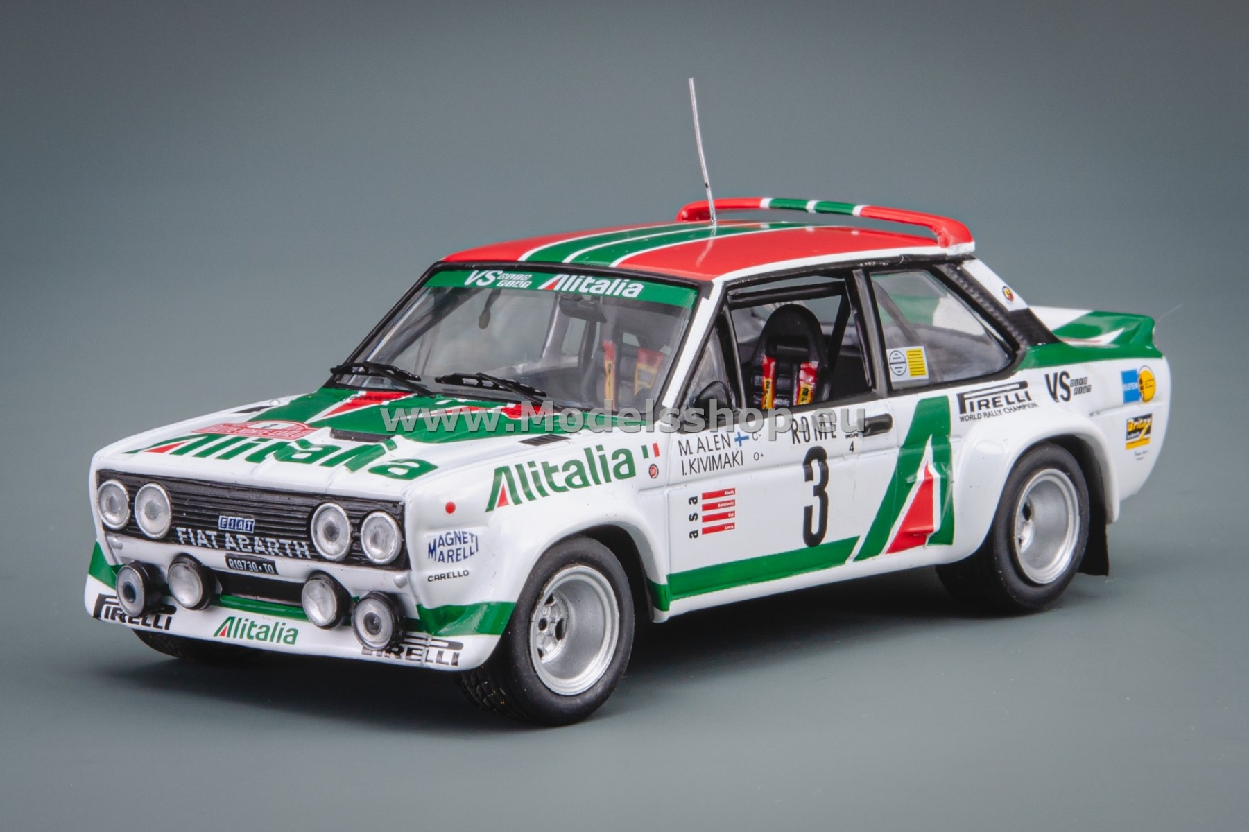 IXORAC446A.22 Fiat 131 Abarth No.3, Rally Monte Carlo 1979, M.Alen - I.Kivimäki