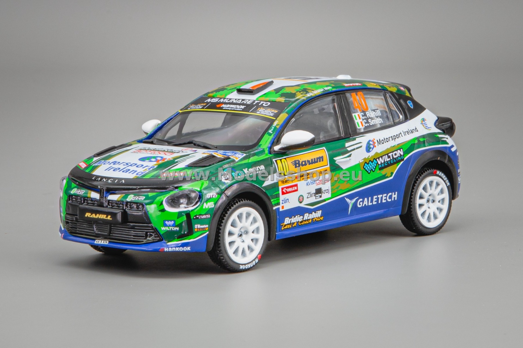 IXORAM1009.22 Lancia Ypsilon Rally4 HF, No.40, Barum Rally 2025, C.Rahill/C.Smith