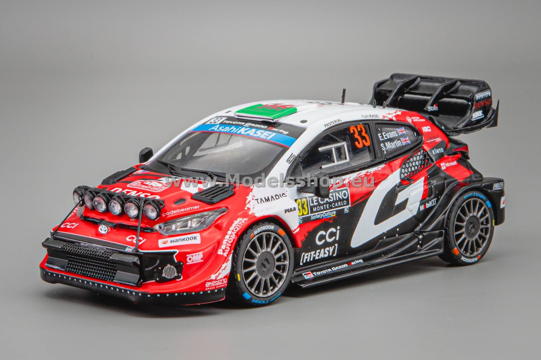 IXORAM1025C.22 Toyota GR Yaris Rally1, Toyota Gazoo WRT, No.33, WRC Rallye Monte Carlo 2026, E.Evans/S.Martin