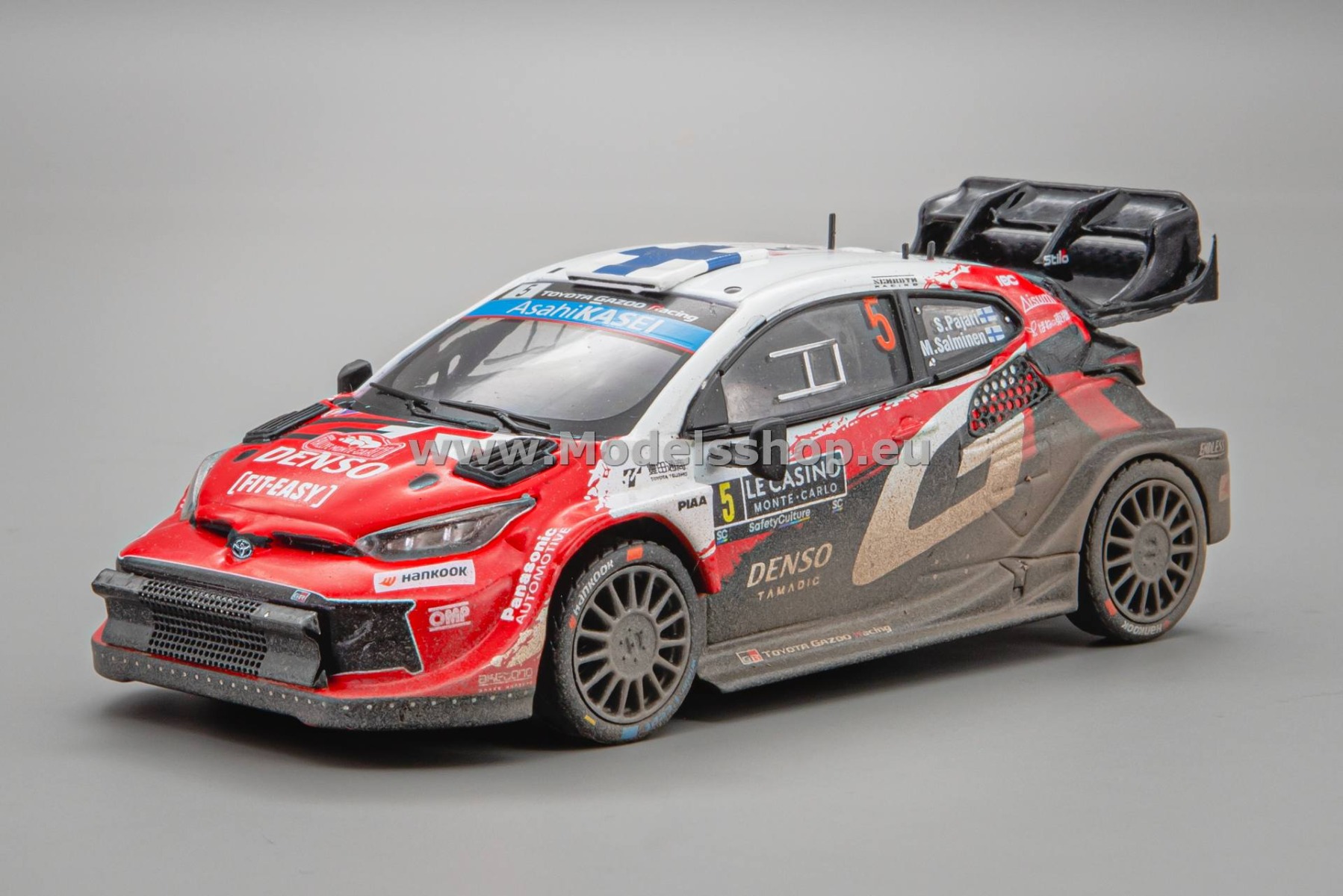 IXORAM1025E.22 Toyota GR Yaris Rally1, Toyota Gazoo WRT, No.5, WRC Rallye Monte Carlo 2026, S.Pajari/M.Salminen (dirty version)