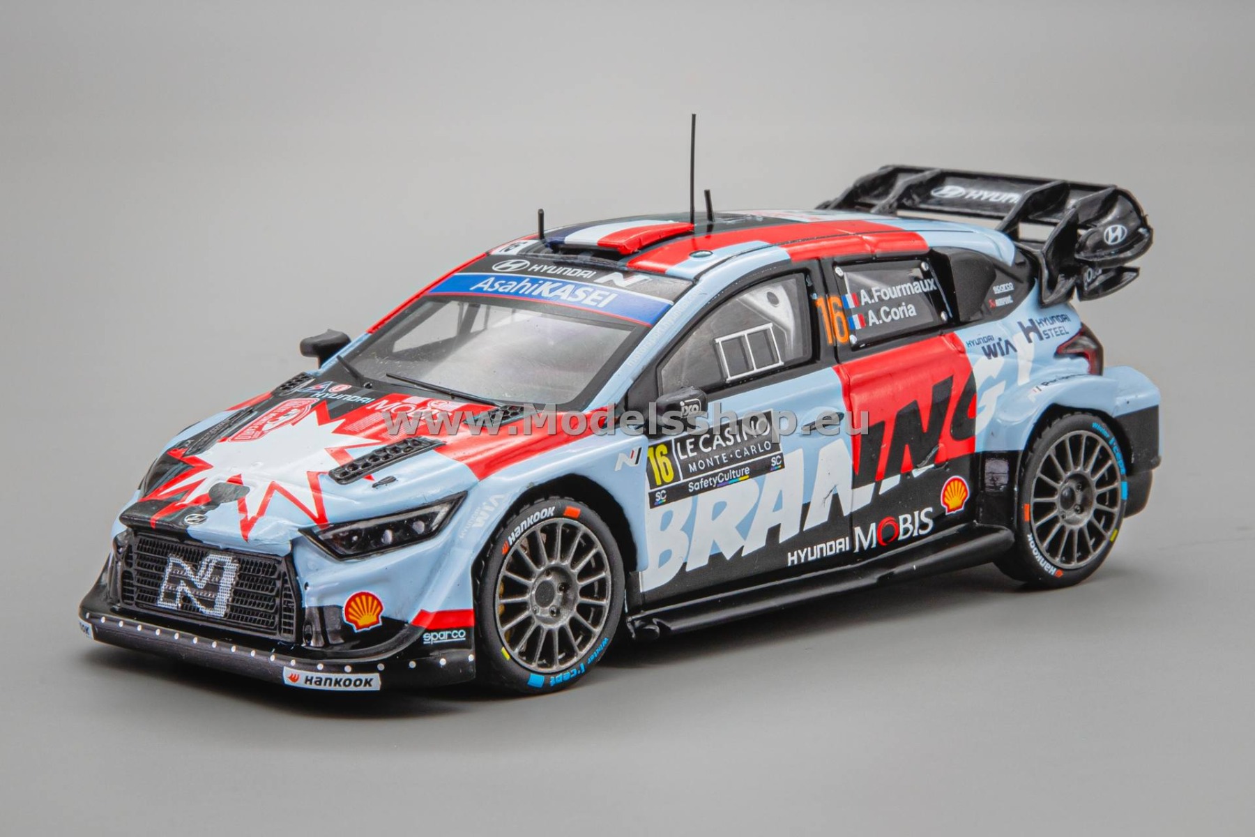 IXORAM1026B.22 Hyundai i20 N Rally1, No.16, WRC Rallye Monte Carlo 2026, A.Fourmaux/A.Coria