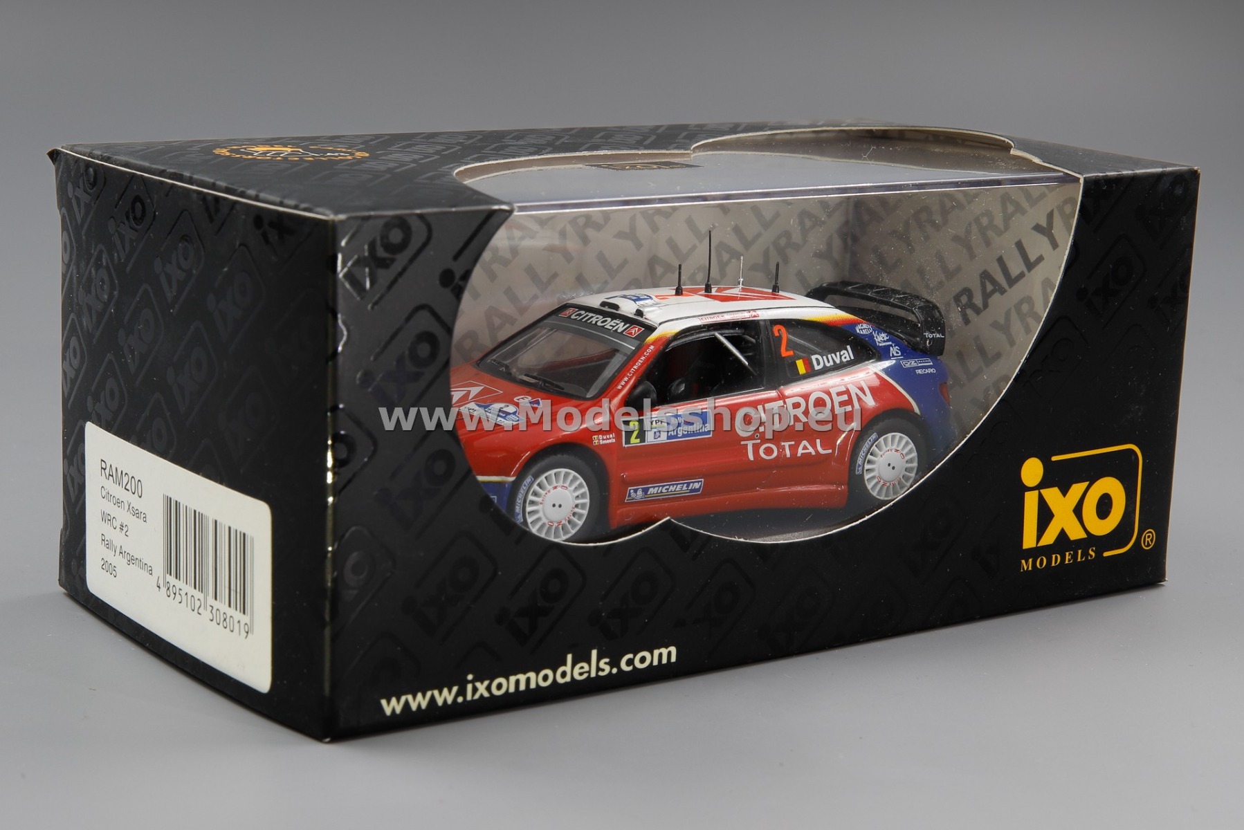 IXO RAM200 Citroen Xsara WRC Total, No.2, Rally Argentina 2005 F