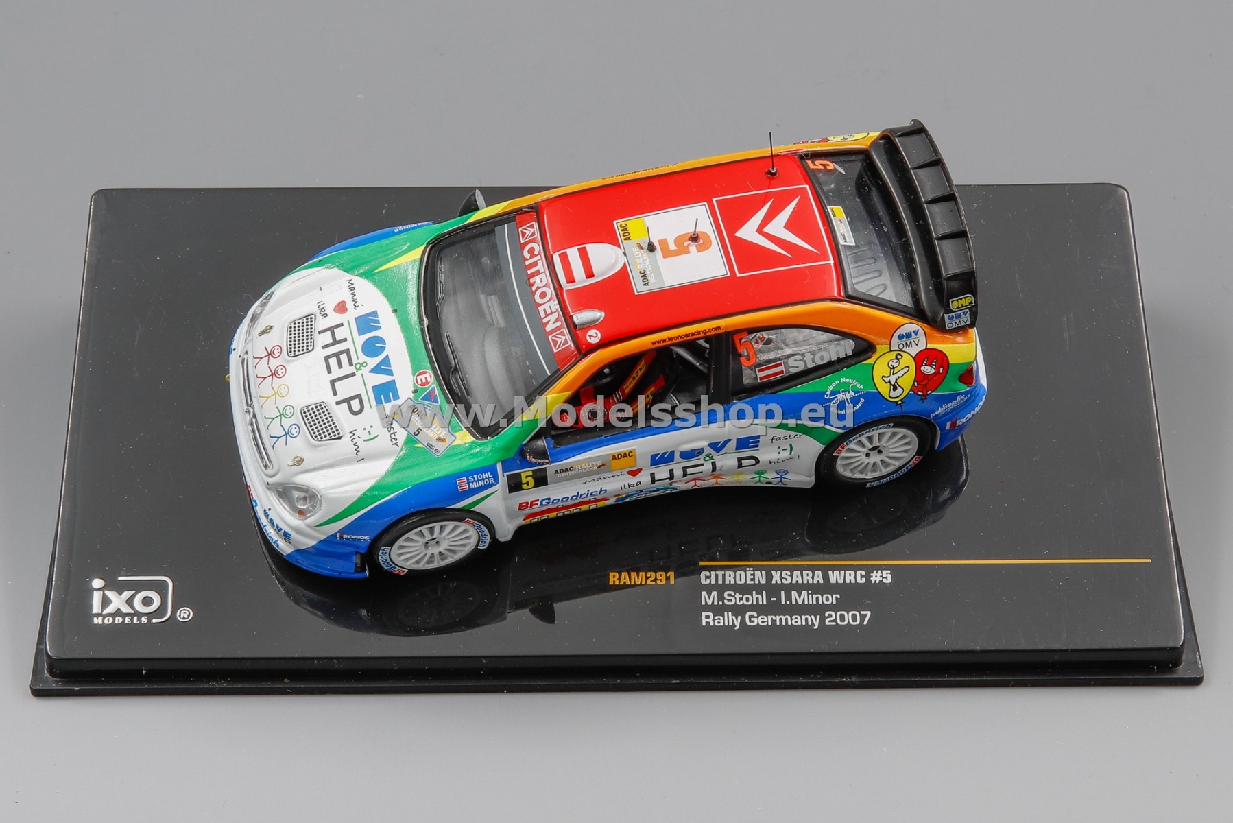 IXO RAM291 Citroen Xsara WRC No. 5 Rally Germany 2005, M. Stohl