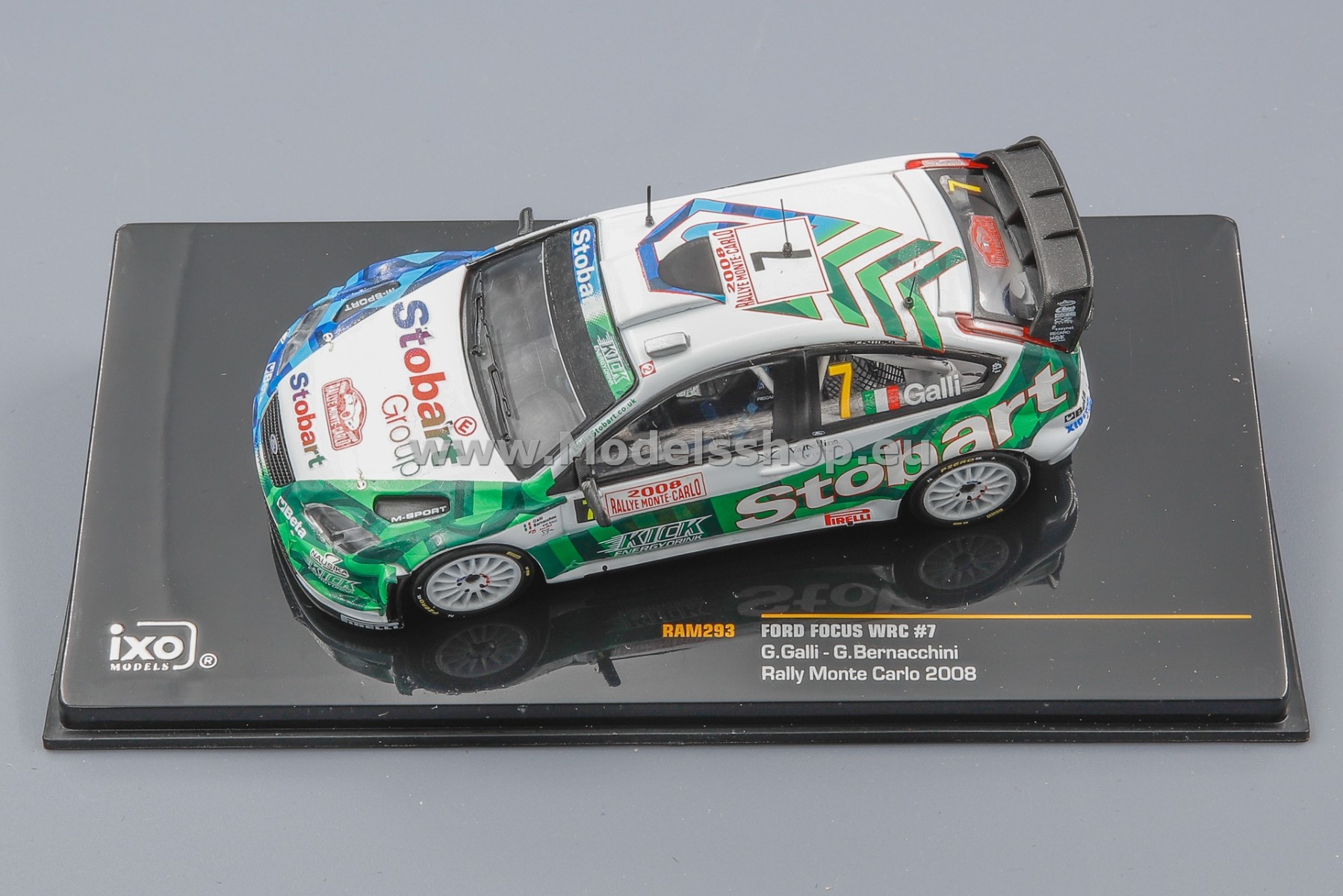 Ford Focus WRC No. 7 Monte Carlo Rally 2008, G. Galli-G