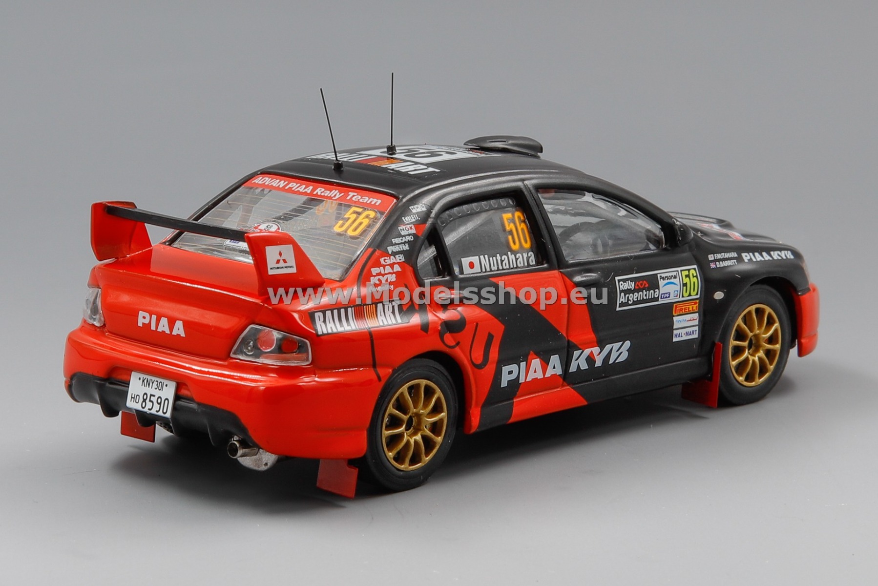 IXO RAM325 Mitsubishi Lancer Evo IX, No. 56 11th Rally