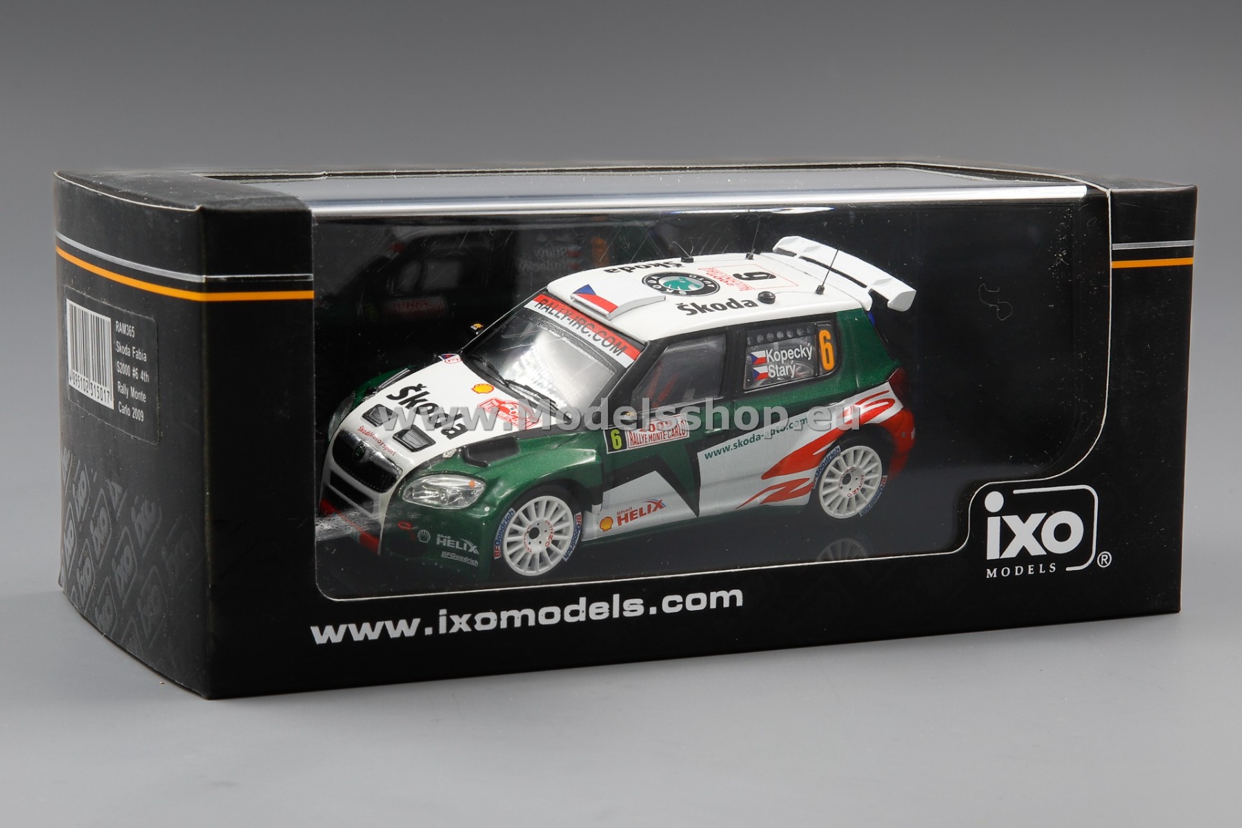 IXO RAM365 Skoda Fabia S2000 No.6 4th Rally Monte Carlo 2009 J