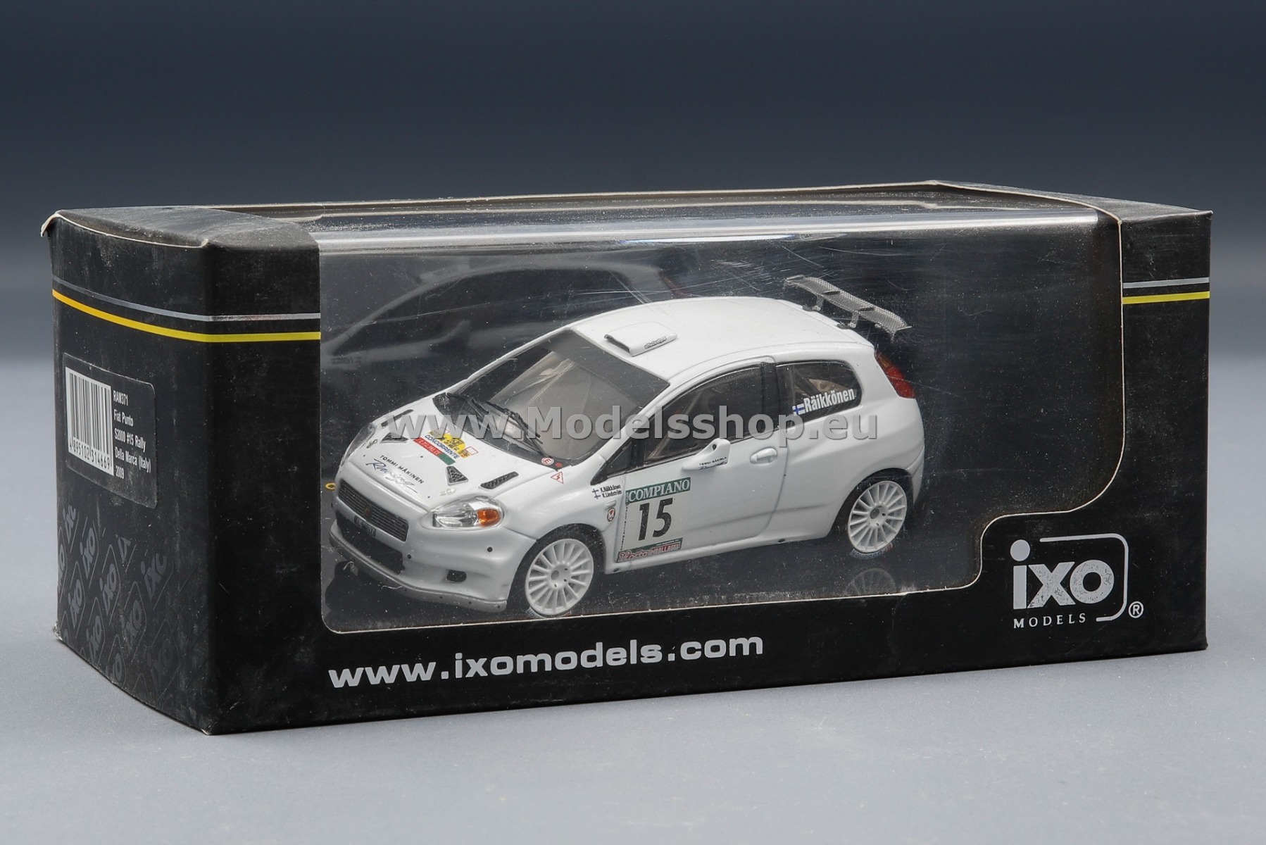 IXO RAM371 Fiat Punto Abarth S2000 No. 15 Rally Della Marca Italy