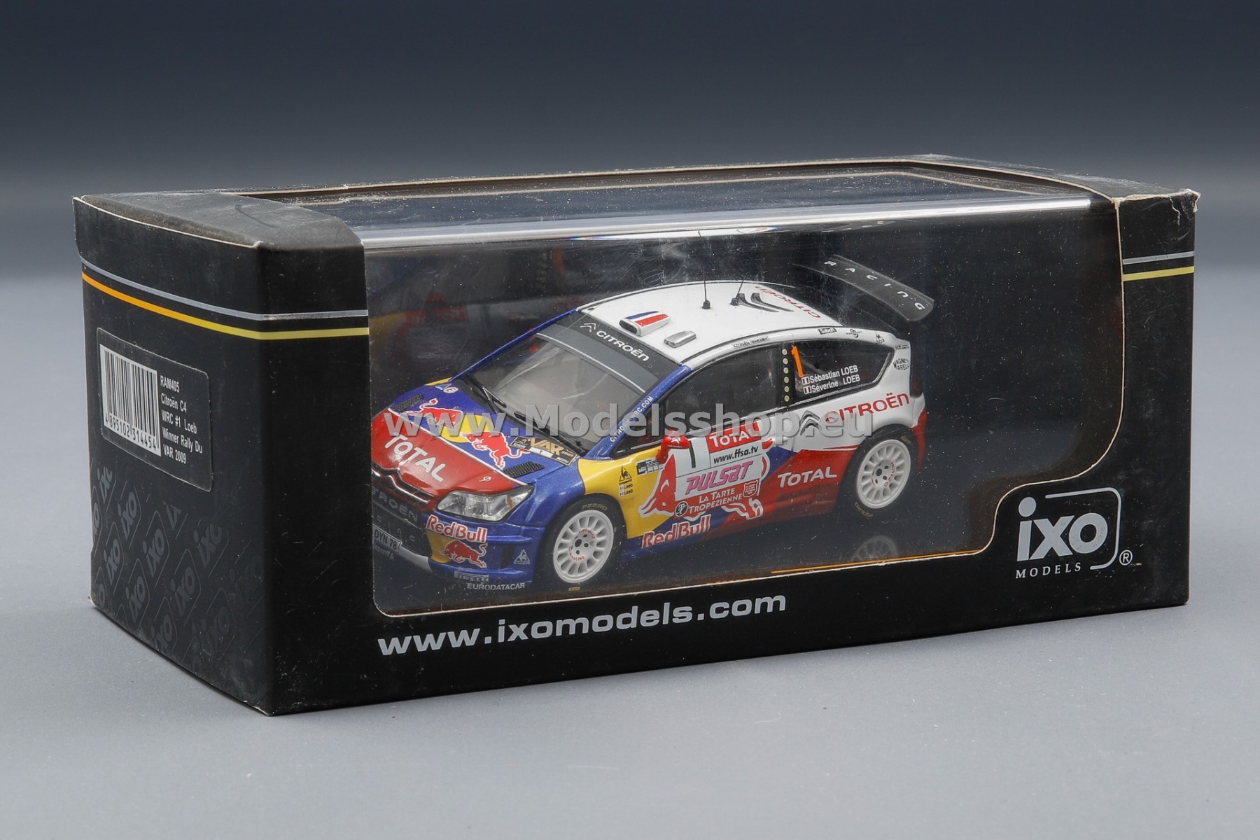 Citroen C4 WRC, No.1 Winner Rally Du Var 2009, S. Loeb / S. Loeb