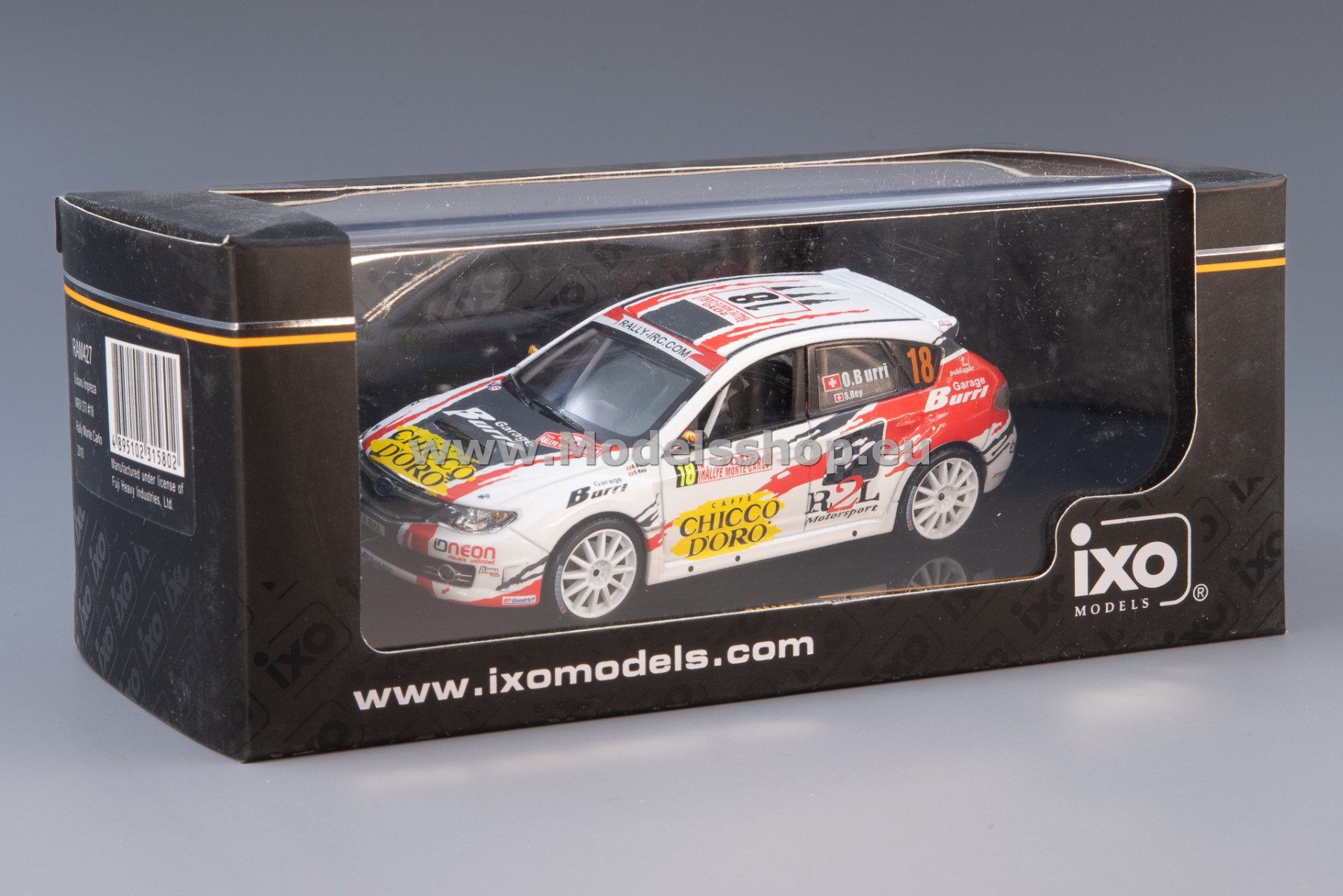 IXO RAM427 Subaru Impreza WRX STI No. 18, Chicco Doro, Rallye