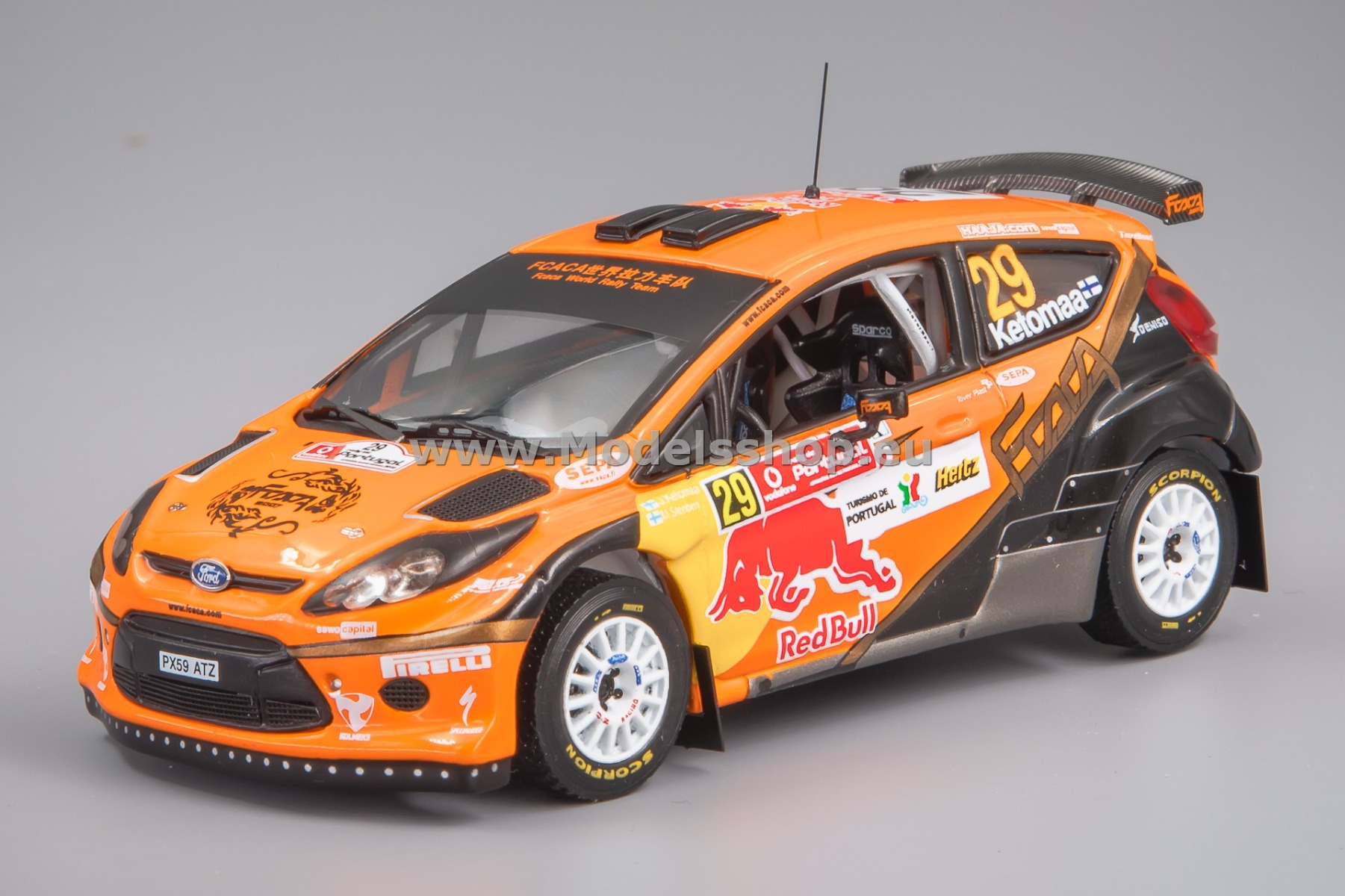 IXORAM431 Ford Fiesta S2000, No.29, S-WRC class Winner of Rally Portugal 2010, J. Ketomaa - M.Stenberg