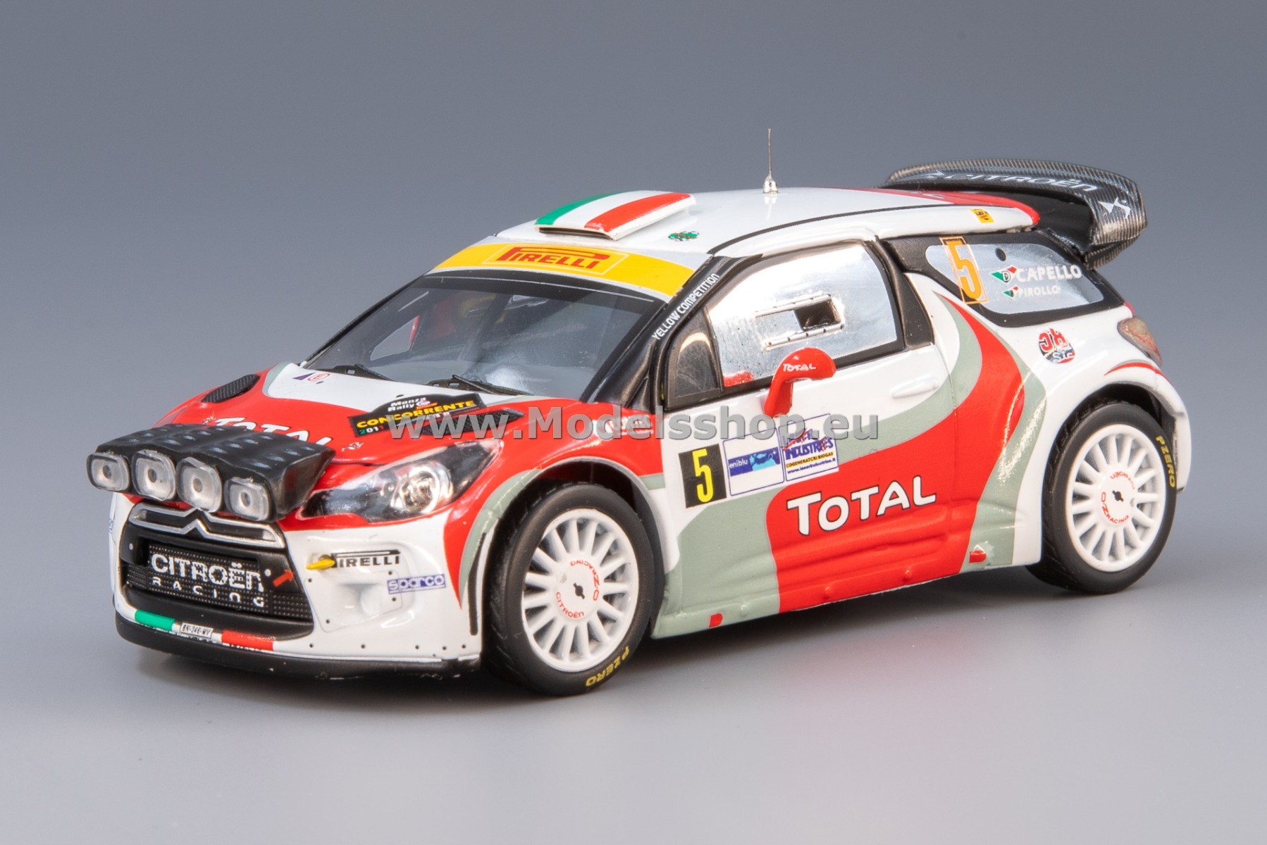 IXO RAM468 Citroen DS3 WRC No. 5, Monza Rally Show 2011, R.Capello - L. Pirollo