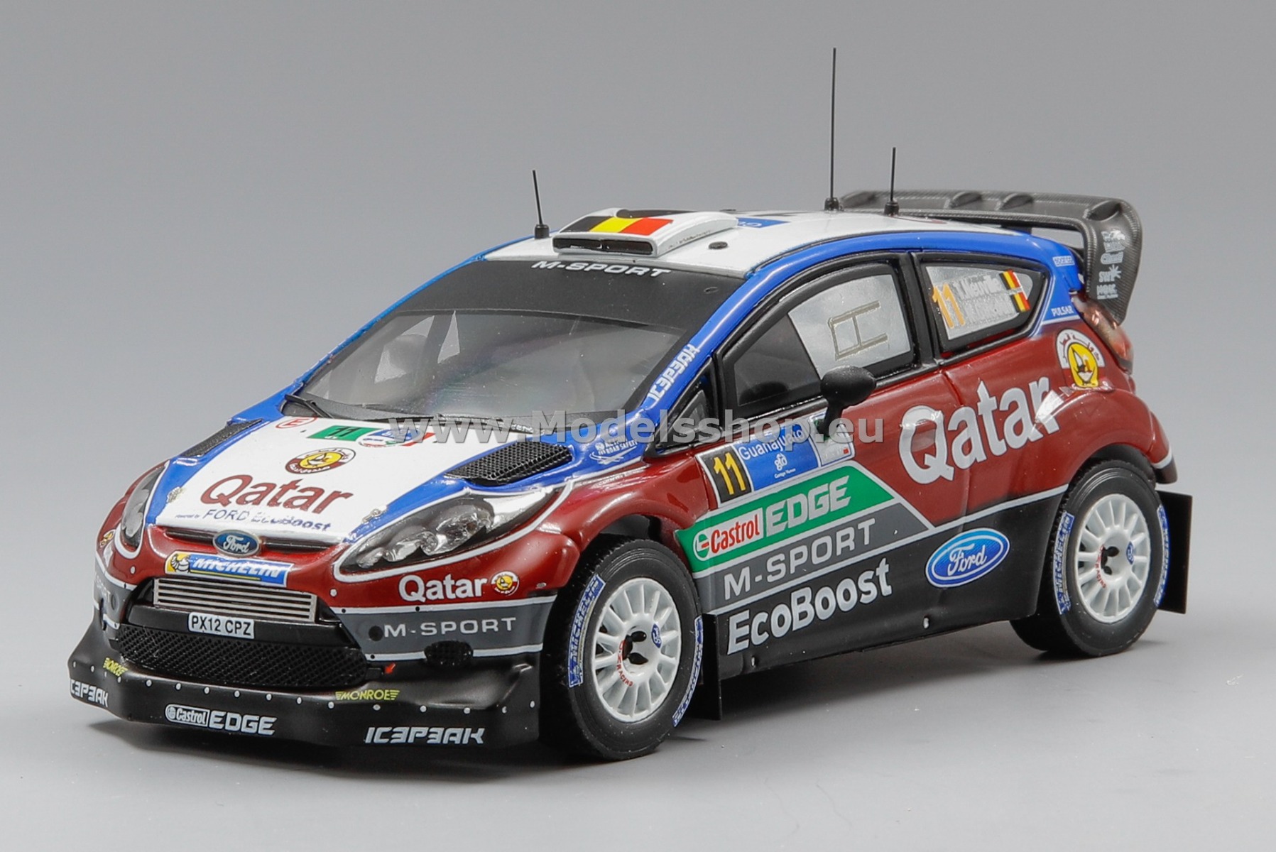 IXO RAM535 Ford Fiesta RS WRC, No.11 Rally Mexico 2013, T. Neuville / N. Gilsoul