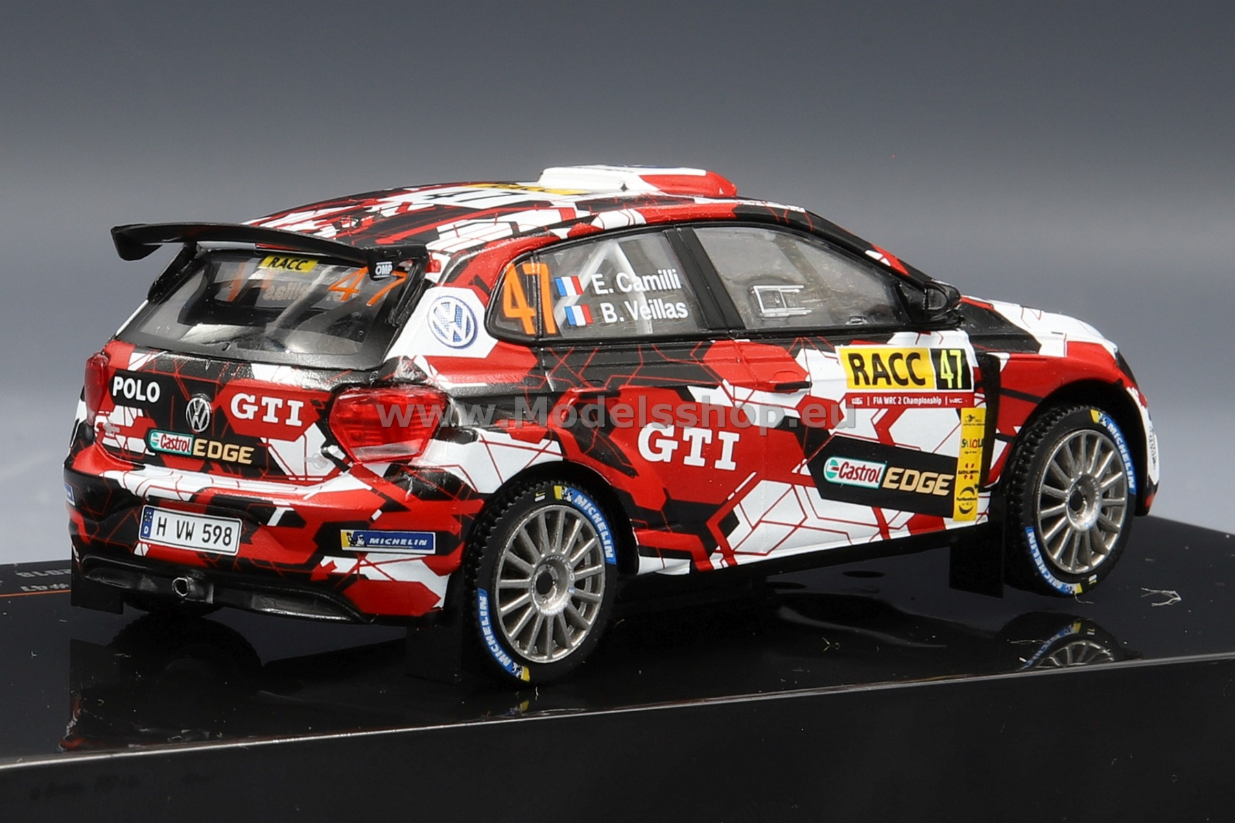 Volkswagen Polo GTI R5 No.47 Rallye WM Rallye Catalunya 2018 E.Camilli B.Veillas