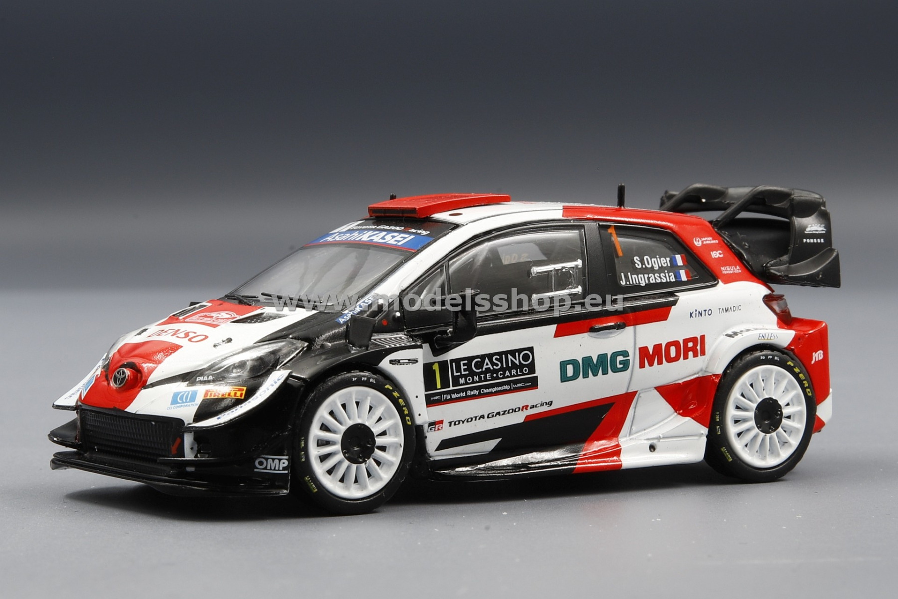 Toyota Yaris WRC, No.1, DMG MORI, Rallye WM, Rally Monte Carlo , 2021, S.Ogier/J.Ingrassia