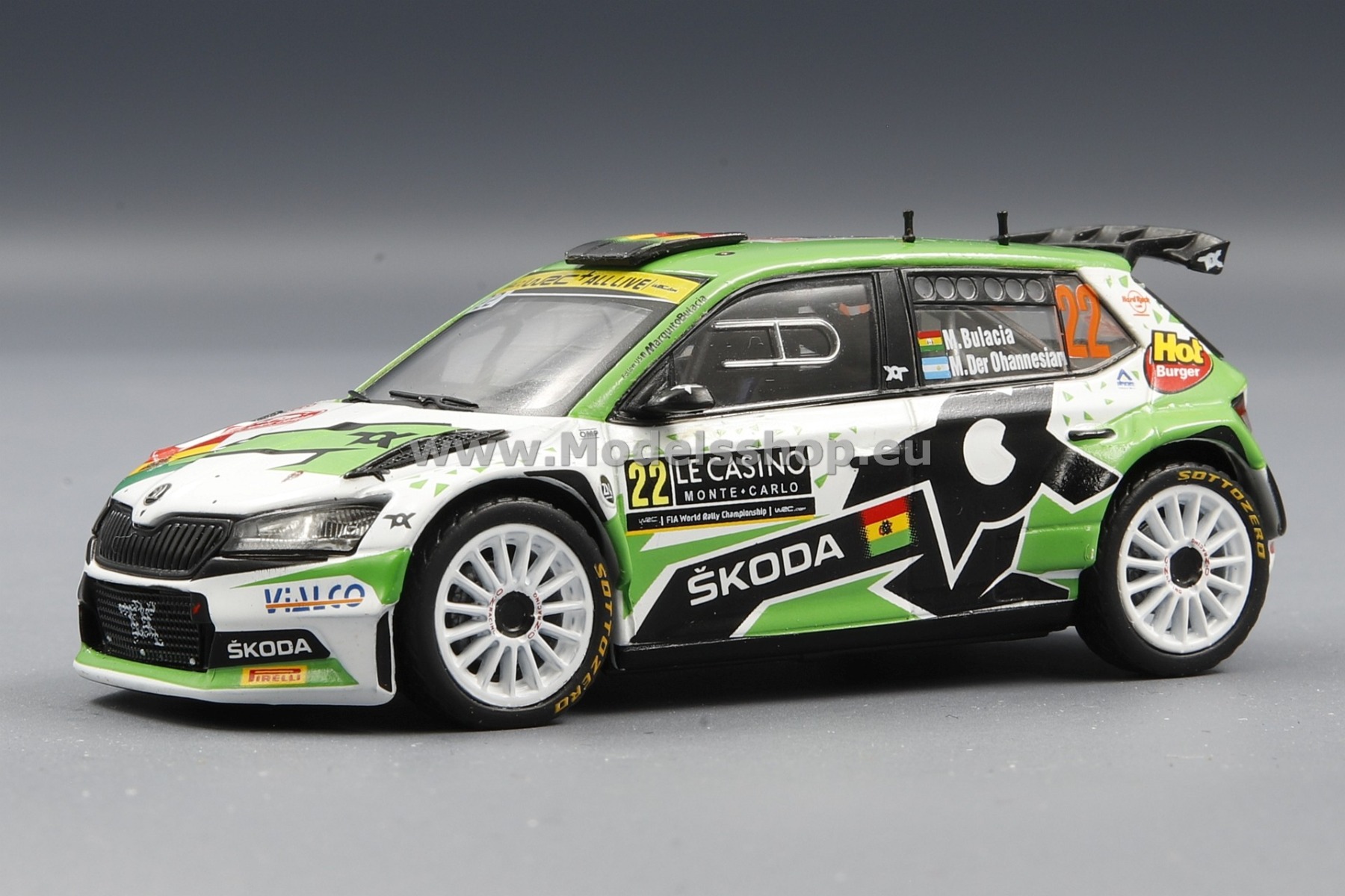 Skoda Fabia Rally 2 EVO, No.22, Rallye WM, Rally Monte Carlo , 2021, M.Bulacia Wilkinson/M.Der Ohannesian
