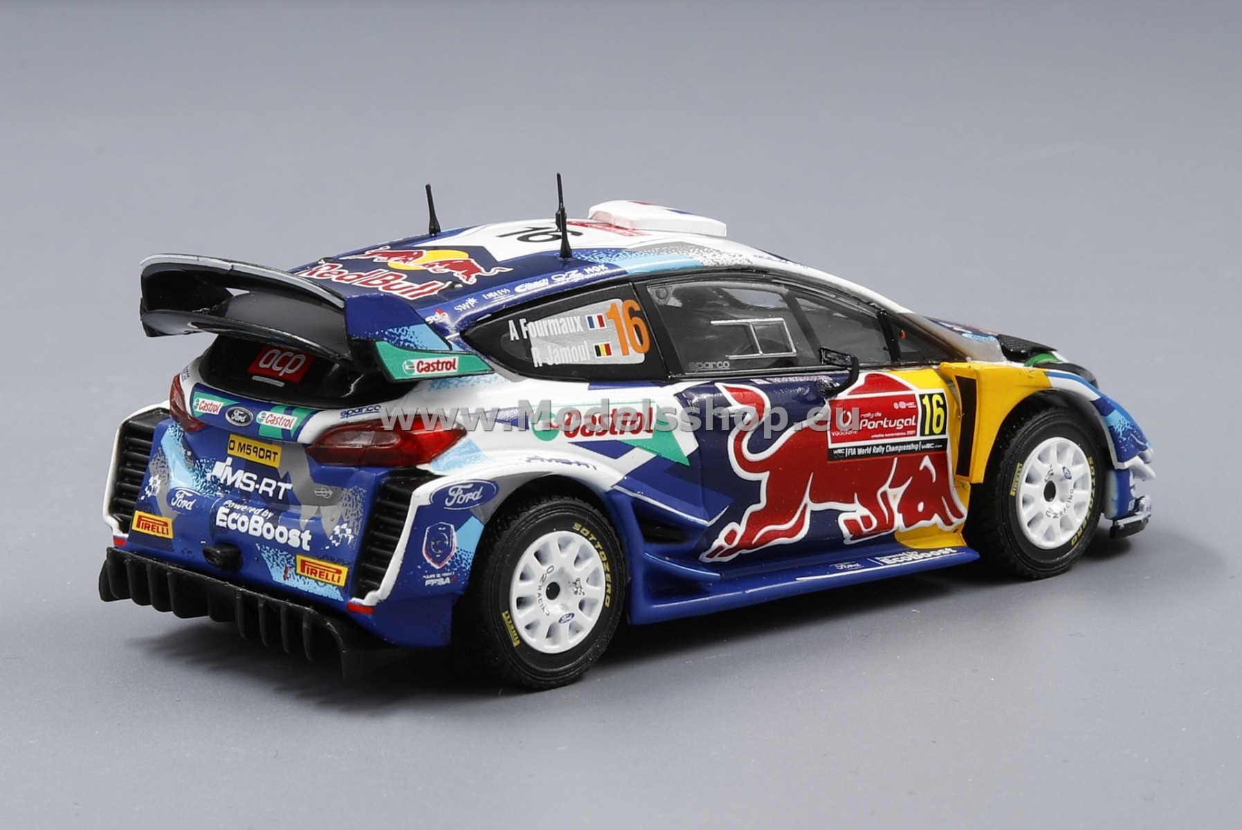iXO Ford Fiesta WRC 1/43 RED BLUE 64854 | eBay