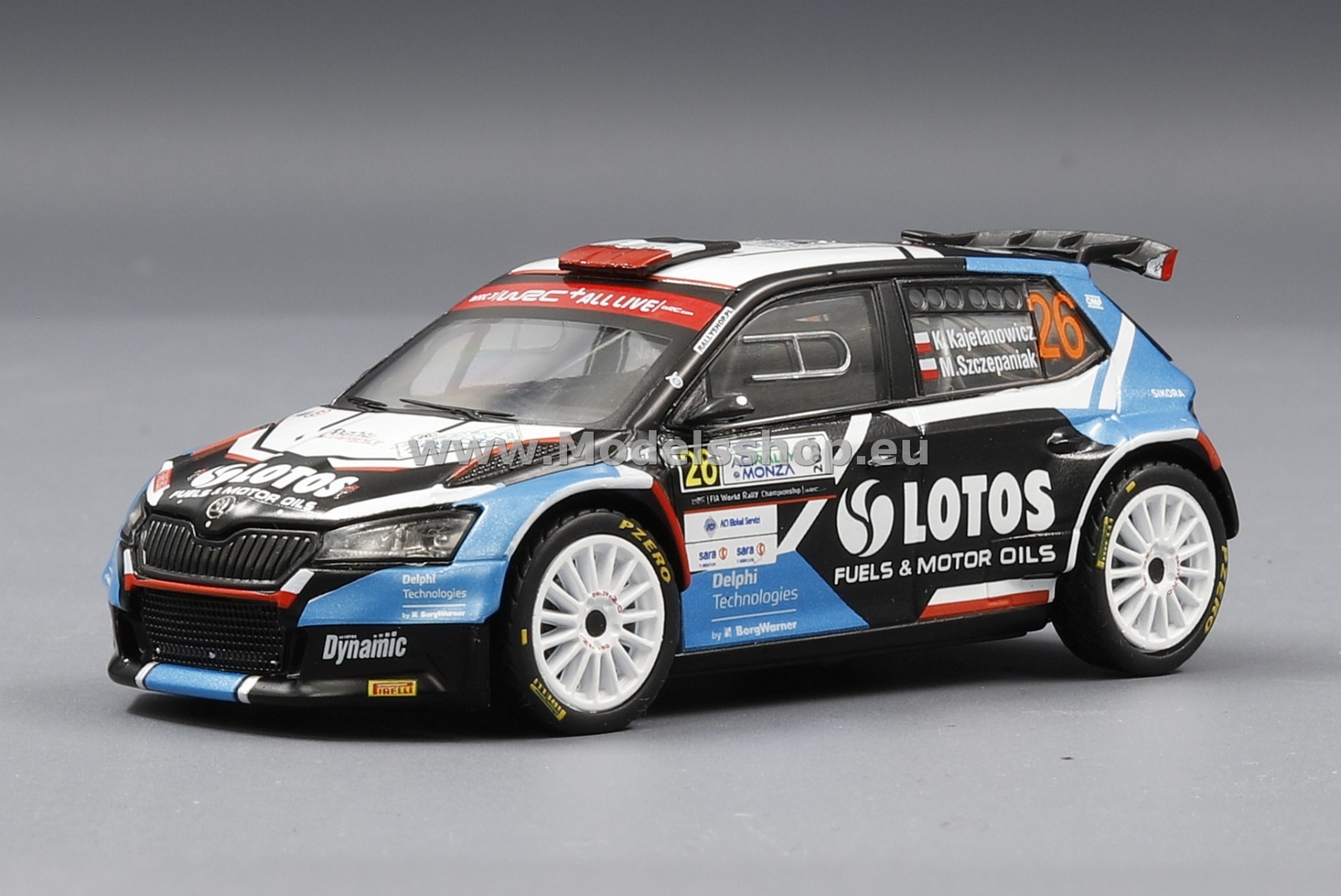 Skoda Fabia Rally2 EVO, No.26, Lotos, Rallye WM, Rally Monza 2021 K.Kajetanowicz/M.Szczepaniak