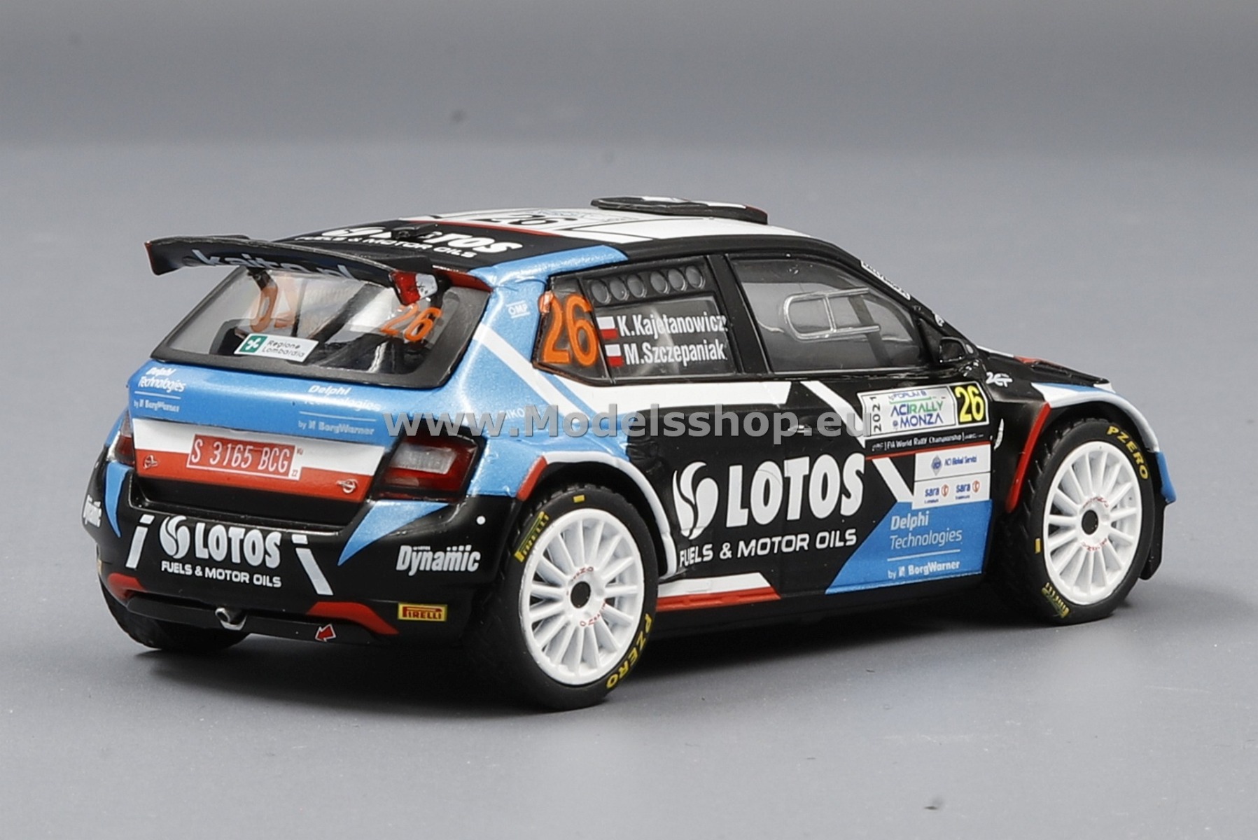 Skoda Fabia Rally2 EVO, No.26, Lotos, Rallye WM, Rally Monza
