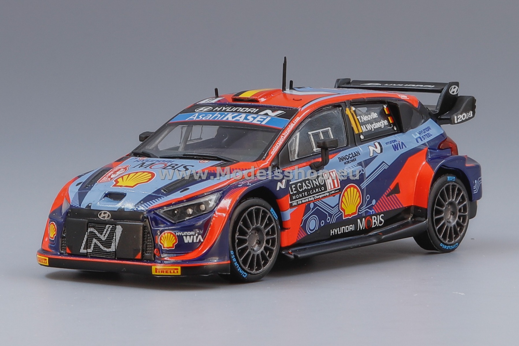 IXO RAM835 Hyundai i20 N Rally1, No.11, Rallye WM, Rallye Monte Carlo 2022 T.Neuville/M.Wydaeghe