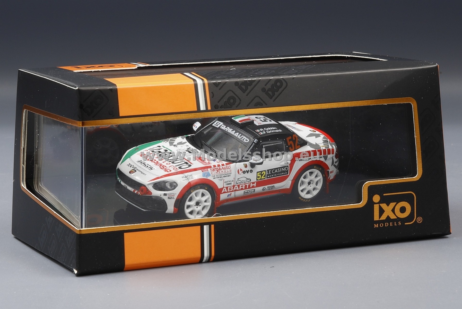 イクソ 1/43 フィアット アバルト 124 RGT 2022 モンテカルロ
