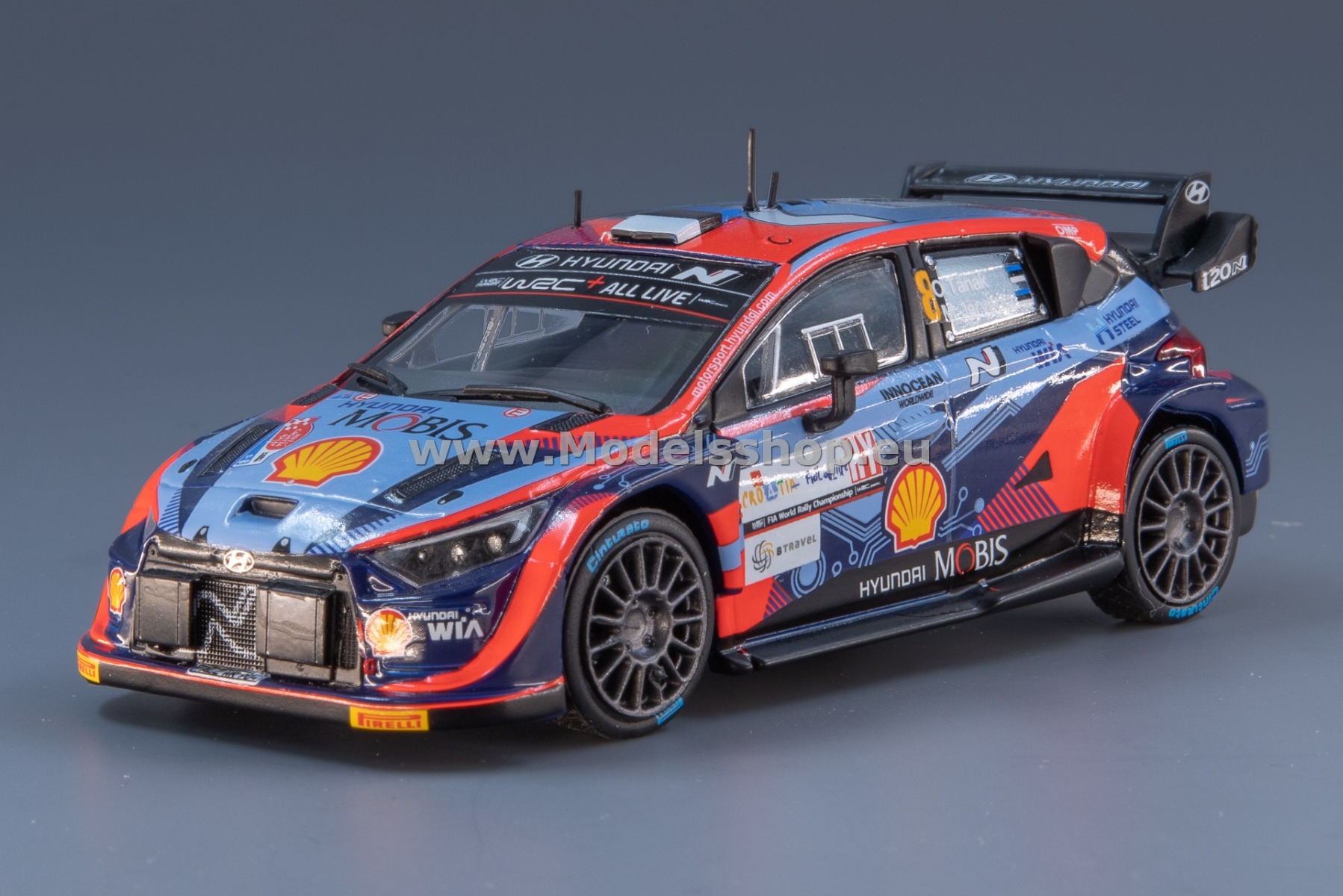 IXO RAM850LQ.22 Hyundai i20 N Rally1, No.8, Rallye WM, Rally Croatia 2022 O.Tänak/M.Järveoja
