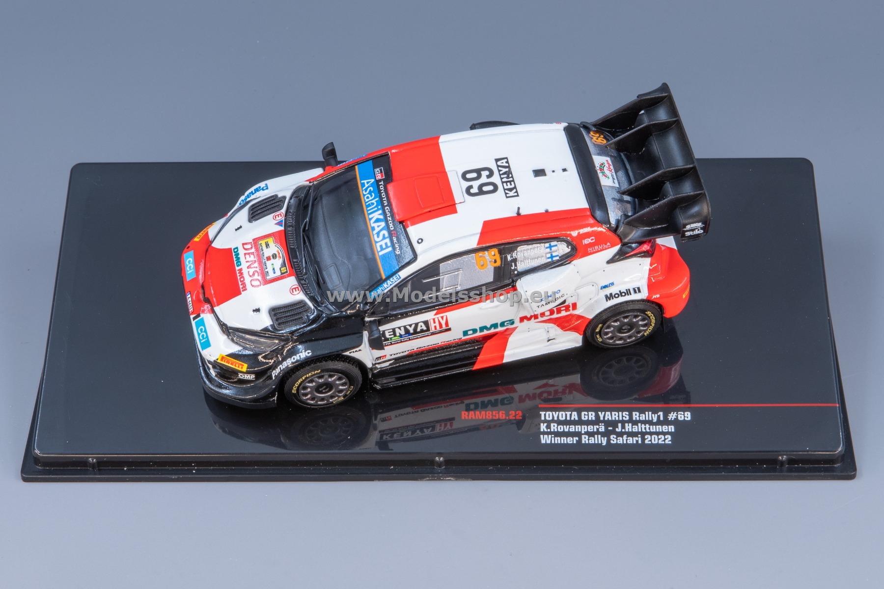 IXO RAM856.22 Toyota GR Yaris Rally1, No.69, Rallye WM, Safari