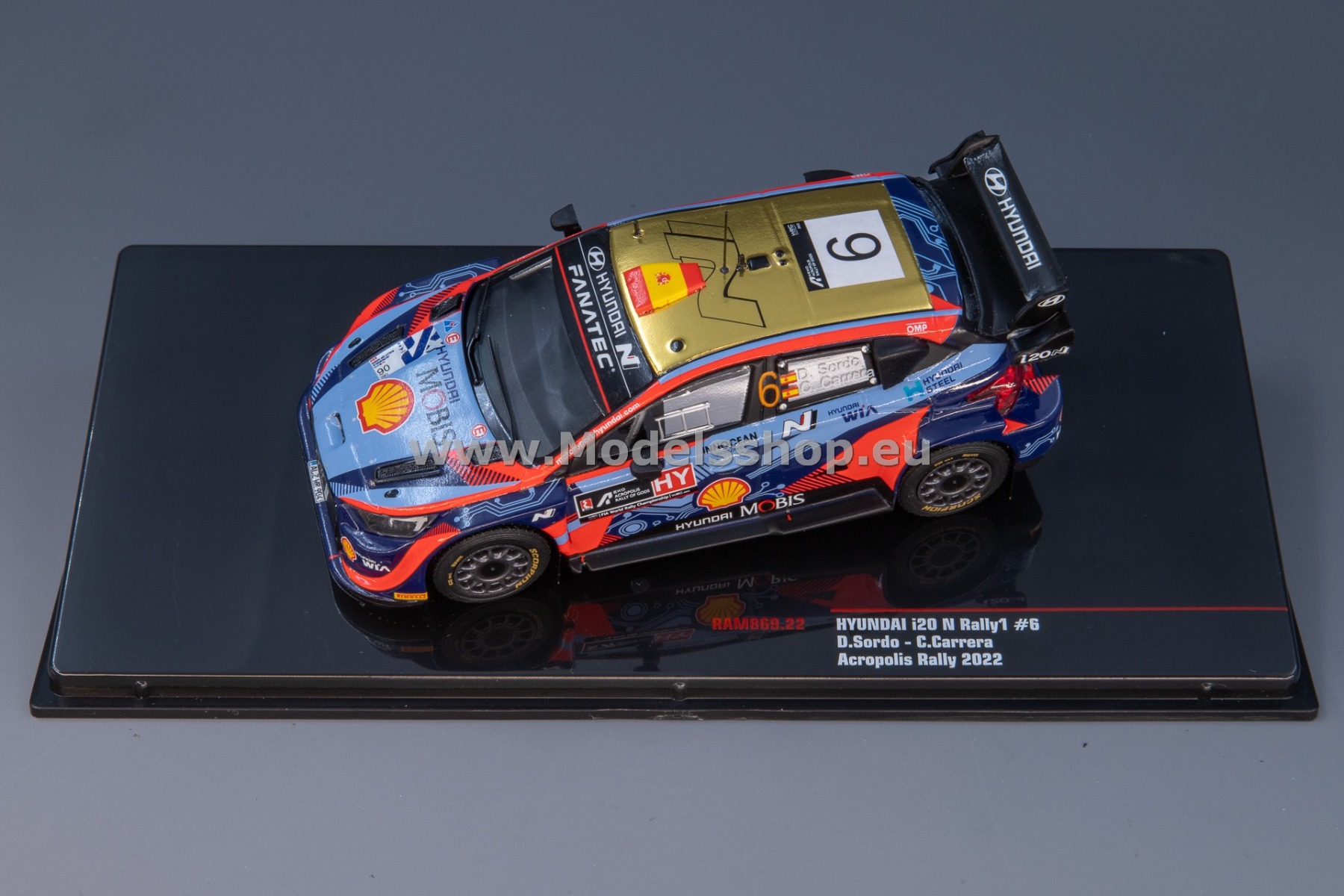 HYUNDAI I20 N RALLYE 1 6 SORDO/CARRERA RALLYE ACROPOLIS WRC 2022