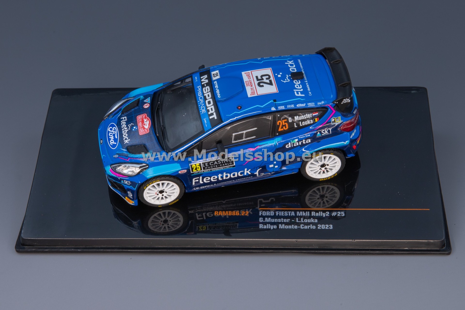 IXO 1/43 RAM601 FORD FIESTA RS WRC Kenneth BLOCK/ALEX