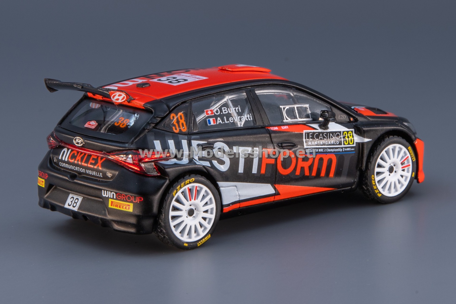 IXO RAM891.22 Hyundai i20 N Rally2, No.38, WRC2, Rally Monte