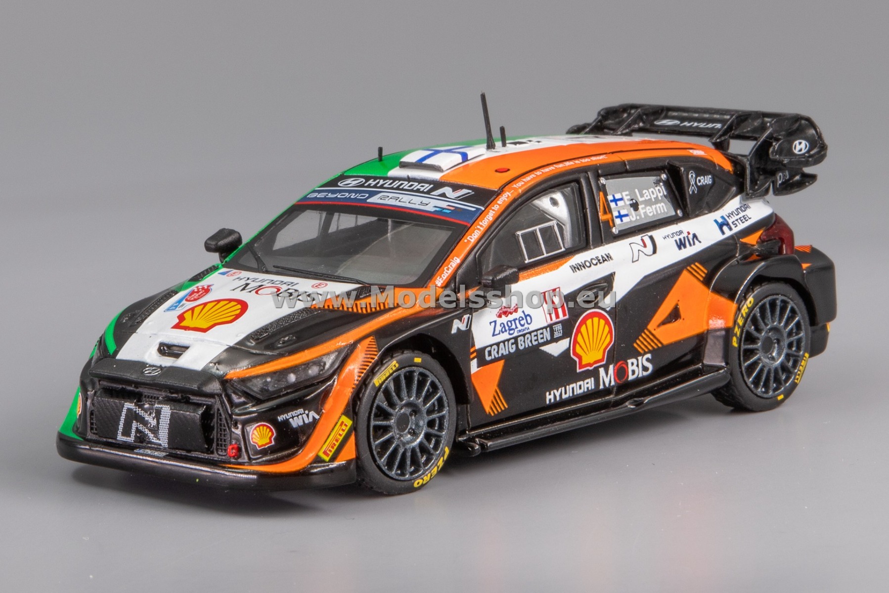 ミニカー　1/43 ヒョンデ i20 N Rally1 2023年スウェーデンラリー #42 C.Breem/J.Fulton [RAM894] Hyundai i20 N Rally1, No.42, Rally WM, Rally Sweden 2023 C