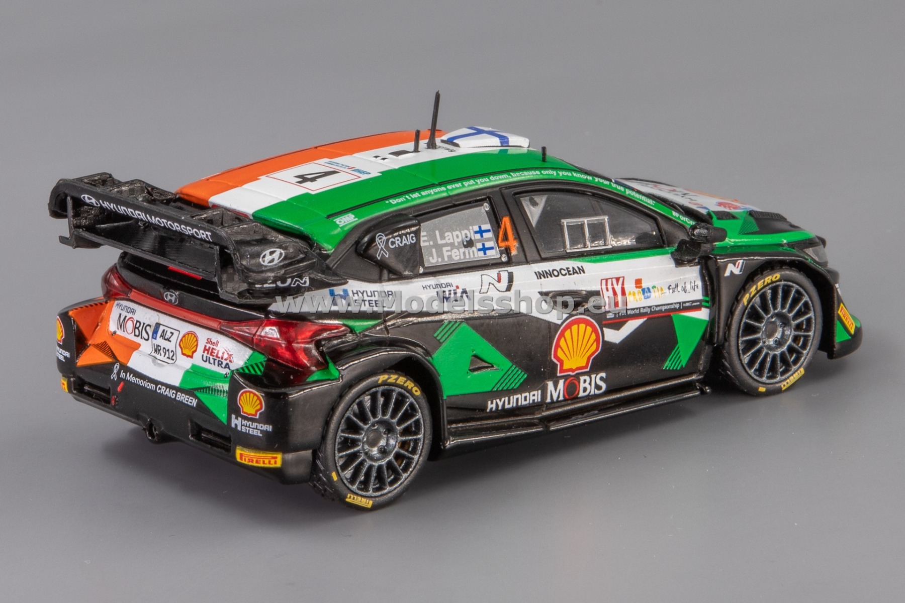 Hyundai i20 N WRC Rally ミニカー 1/43 IXO Hyundai I20 N Rally1, No.8, WRC, Rally Croatia 2024, 1