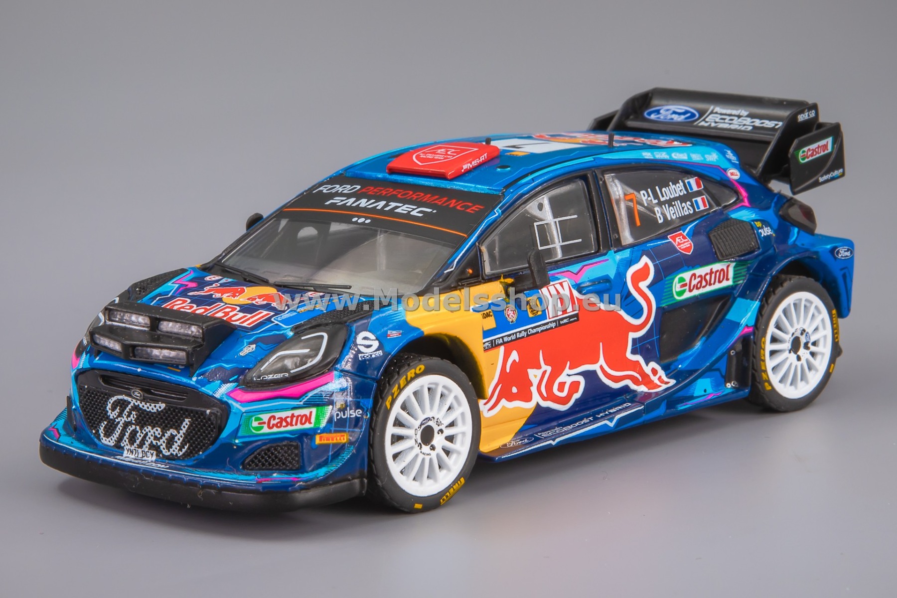 Ford Puma Rally1 M-SPORT ミニカー Mini GT 1:64 Ford Puma Rally1 #42 M-Sport Ford WRT 2022