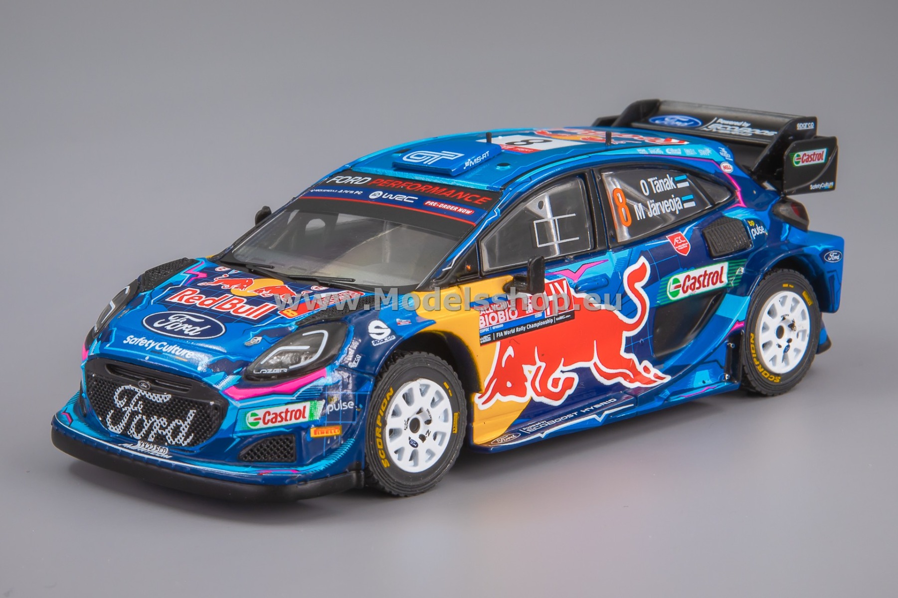 IXORAM906.22 Ford Puma Rally1 Hybrid M-Sport WRT No.8, Winner Rally Chile 2023, Ott Tänak / Martin Järveoja