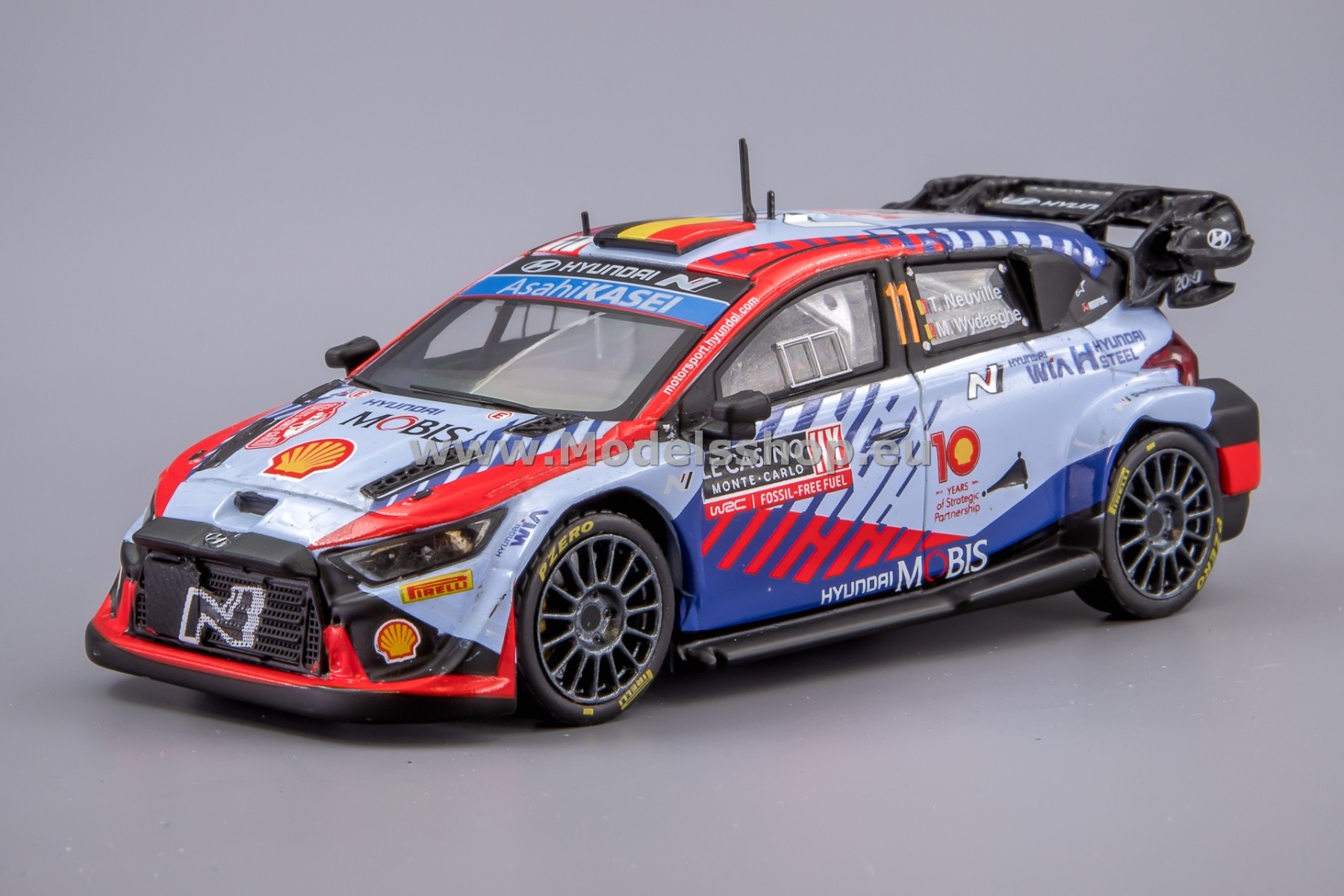 IXORAM910.22 Hyundai i20 N Rally1 No.11, WRC, Rallye Monte Carlo 2024, T.Neuville / M.Wydaeghe