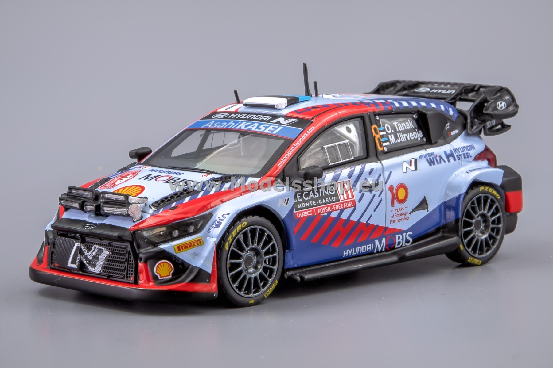 IXORAM911.22 Hyundai i20 N Rally1 No.8, Rally VM, Rallye Monte Carlo 2024, O.Tänak - M.Järveoja