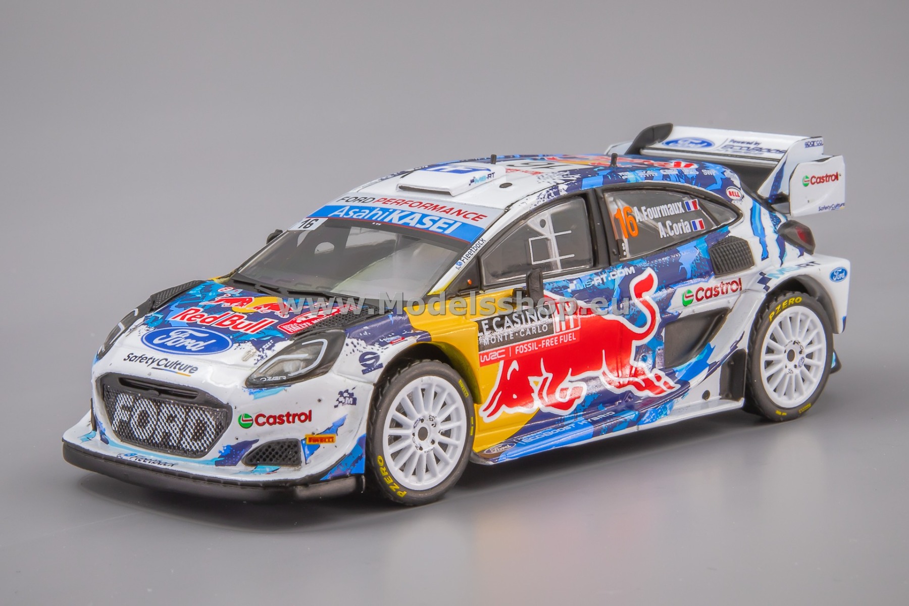 IXORAM914.22 Ford Puma Rally1, No. 16, Rally WM, Rallye Monte Carlo 2024, A. Fourmaux / A. Coria