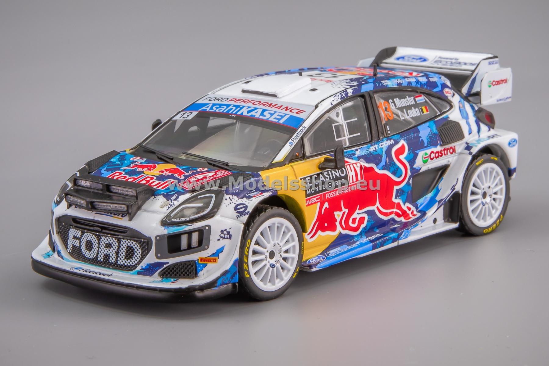 IXORAM915.22 Ford Puma Rally1, No. 13, Rally WM, Rallye Monte Carlo 2024, G.Munster / 	L.Louka